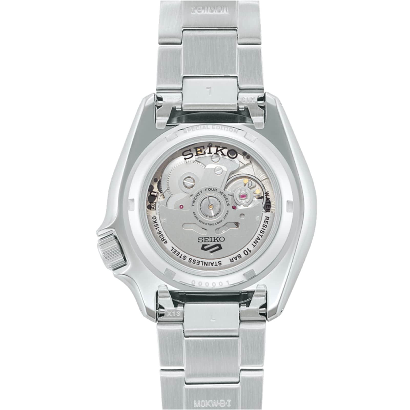Seiko 5 Sports SRPK67K1 Automatic Watch - Black Dial - Stainless Steel - Image 3