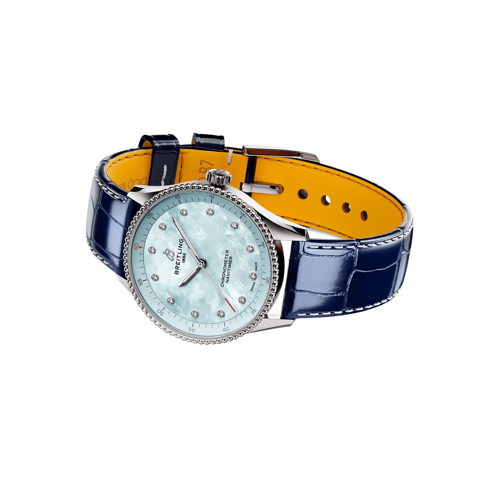 Breitling Navitimer 32mm Quartz Blue Dial - Stainless Steel Watch - Image 4
