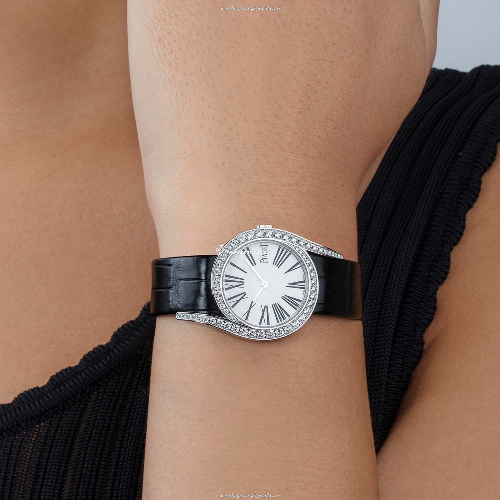 Piaget Limelight G0A42150 - 18ct White Gold Quartz Watch - Silver Dial 26mm - Image 2