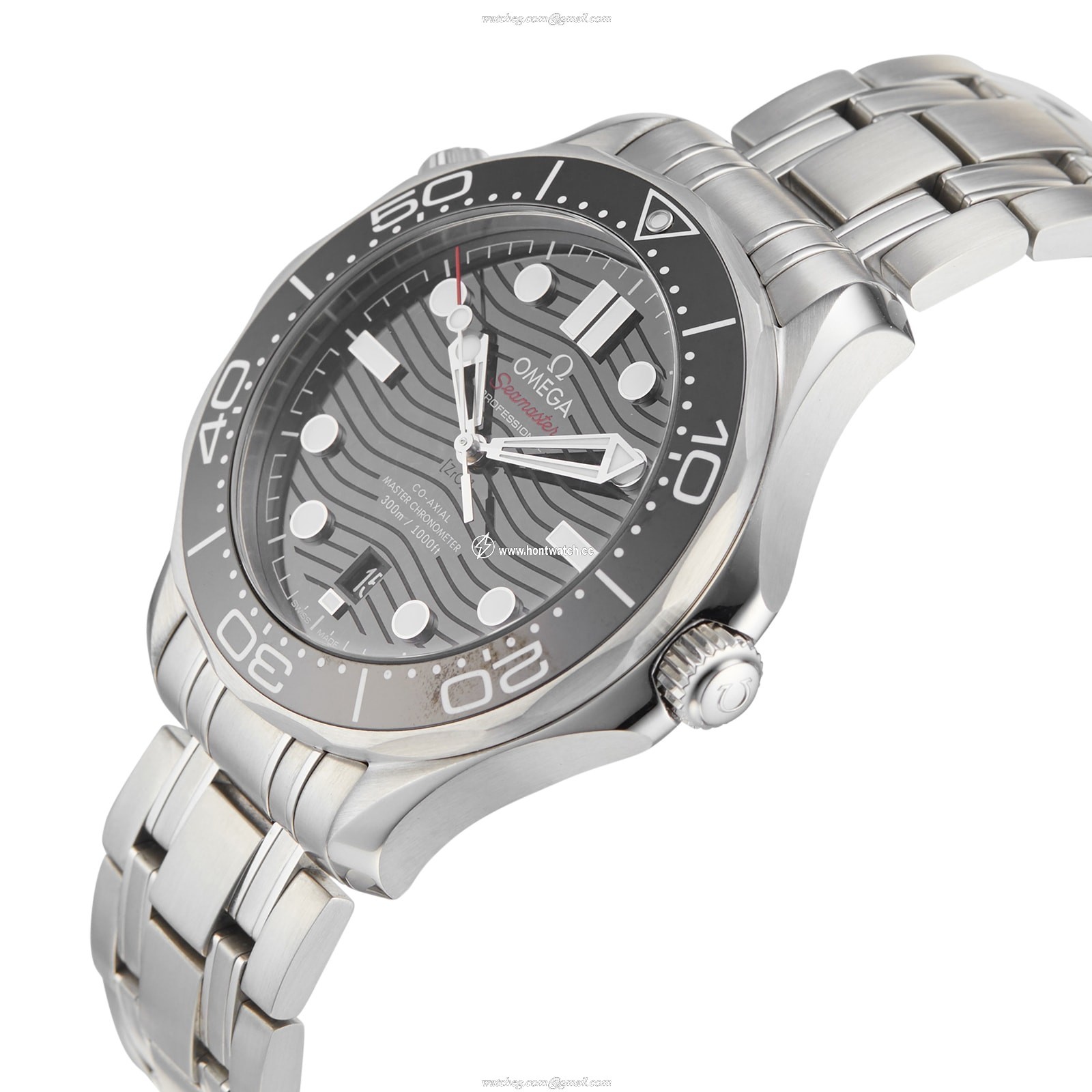Omega Seamaster Diver 300M 42mm Automatic Black Dial Stainless Steel Watch - Image 2