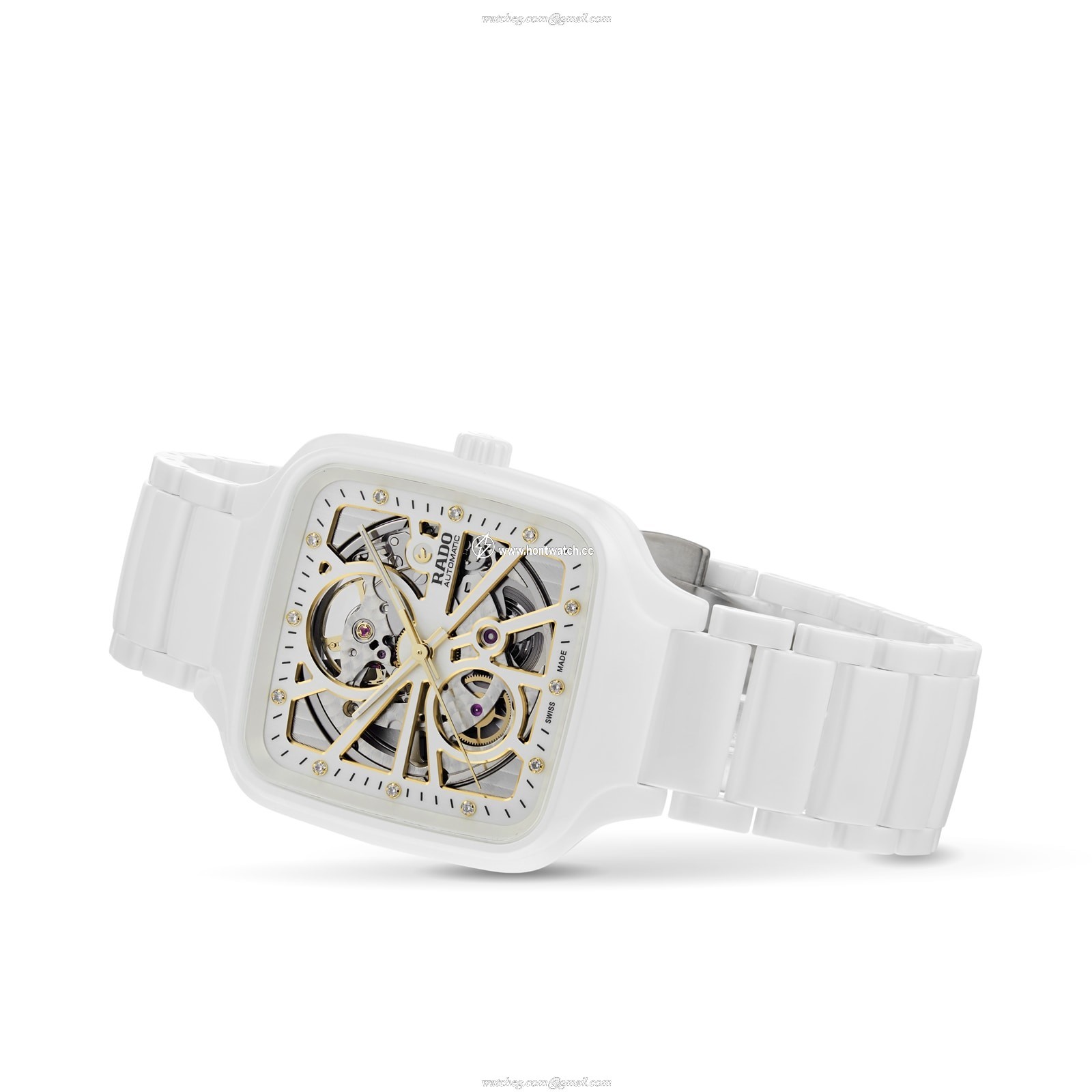 Rado True Square R27073702 Ceramic Automatic Skeleton Watch | 38mm - Image 2