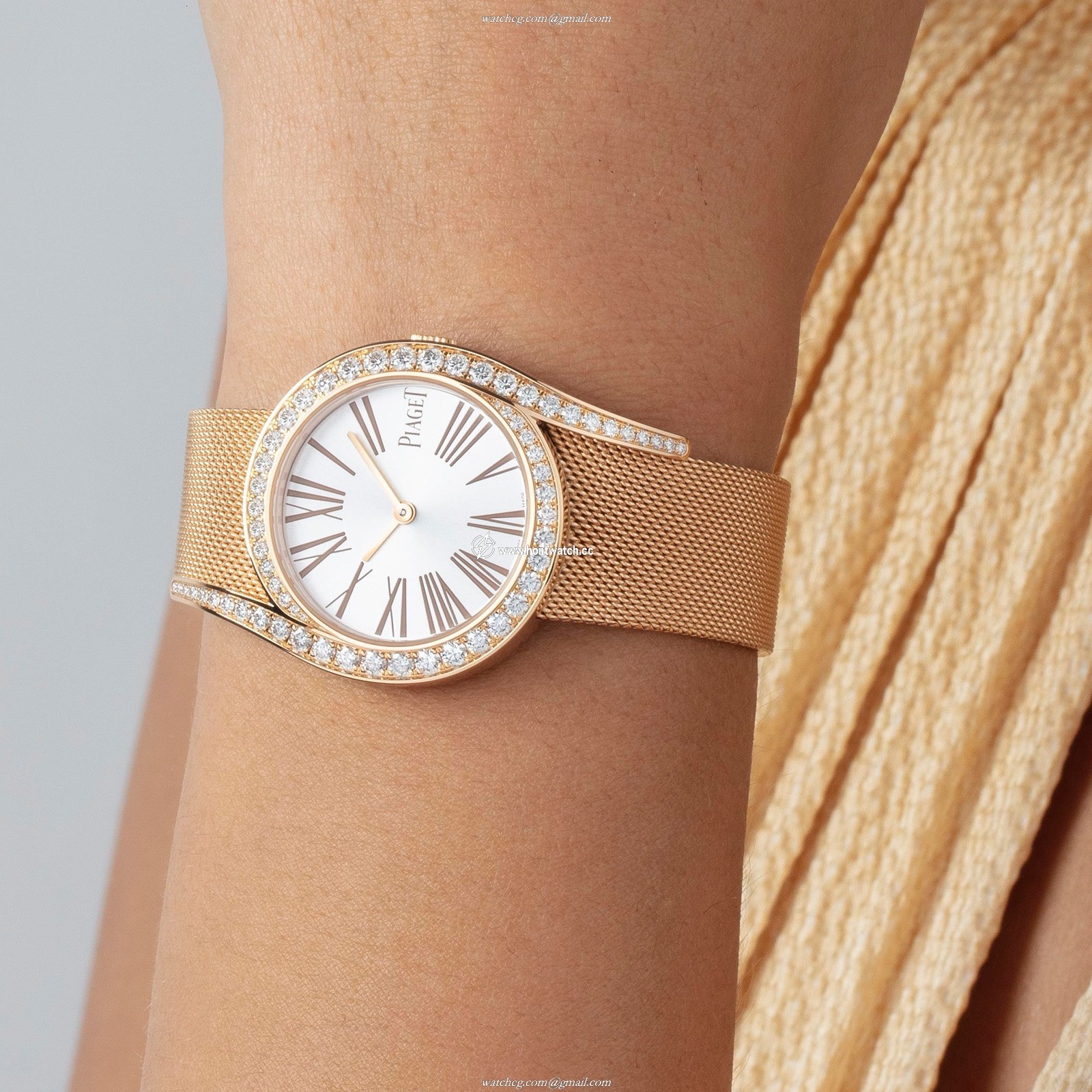 Piaget Limelight G0A41213 - 32mm Rose Gold Quartz Watch - Silver Dial - Image 2