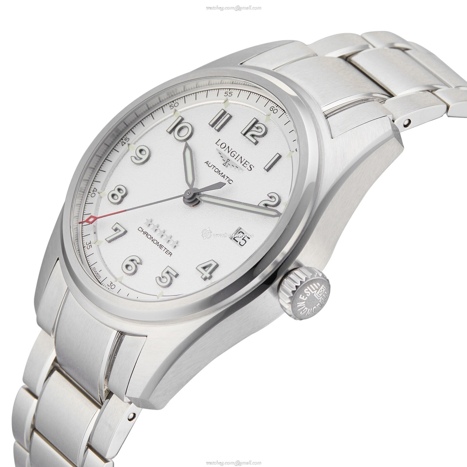 Longines Spirit L3.810.4.73.6 | 40mm Automatic Silver Dial | Stainless Steel - Image 2