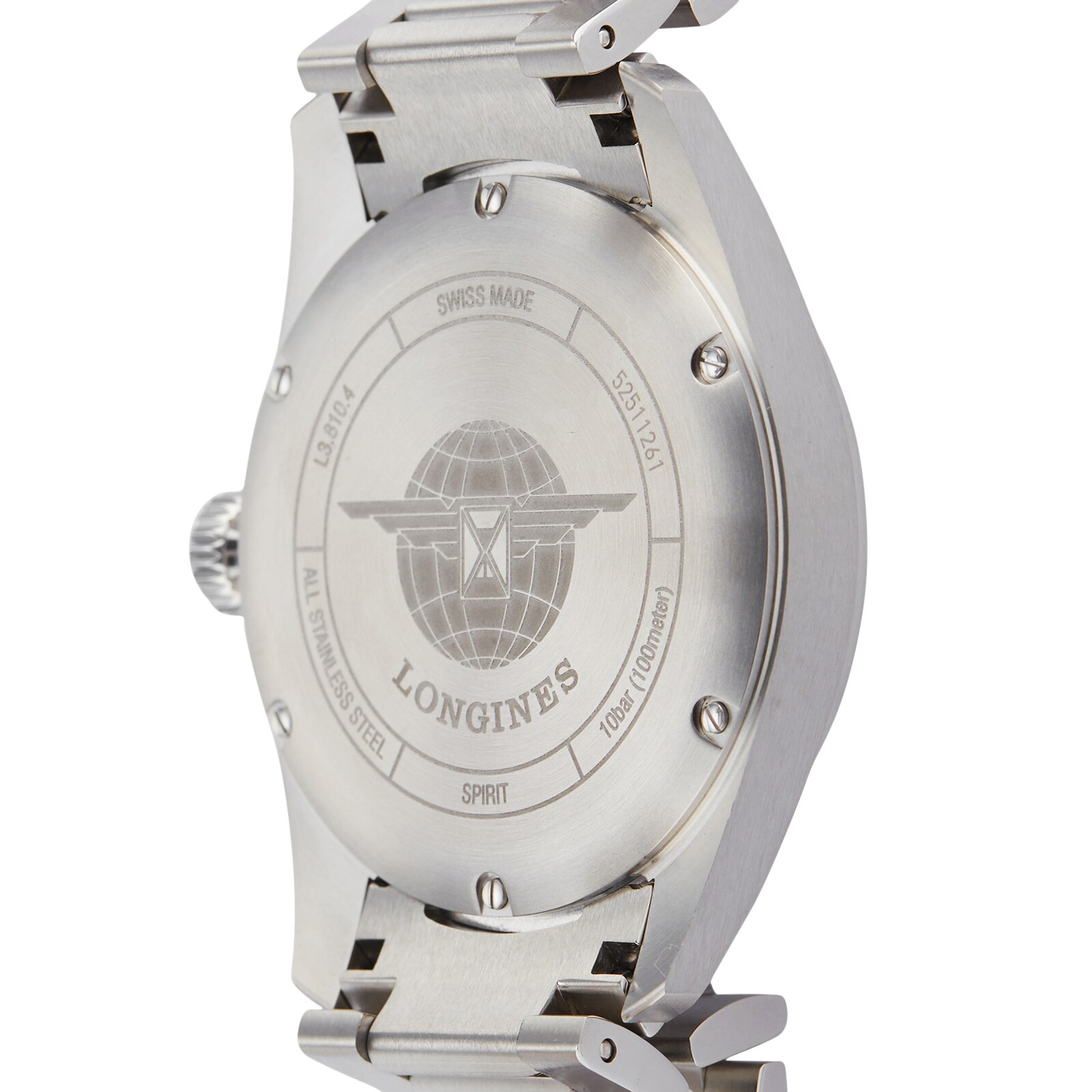 Longines Spirit L3.810.4.73.6 | 40mm Automatic Silver Dial | Stainless Steel - Image 4