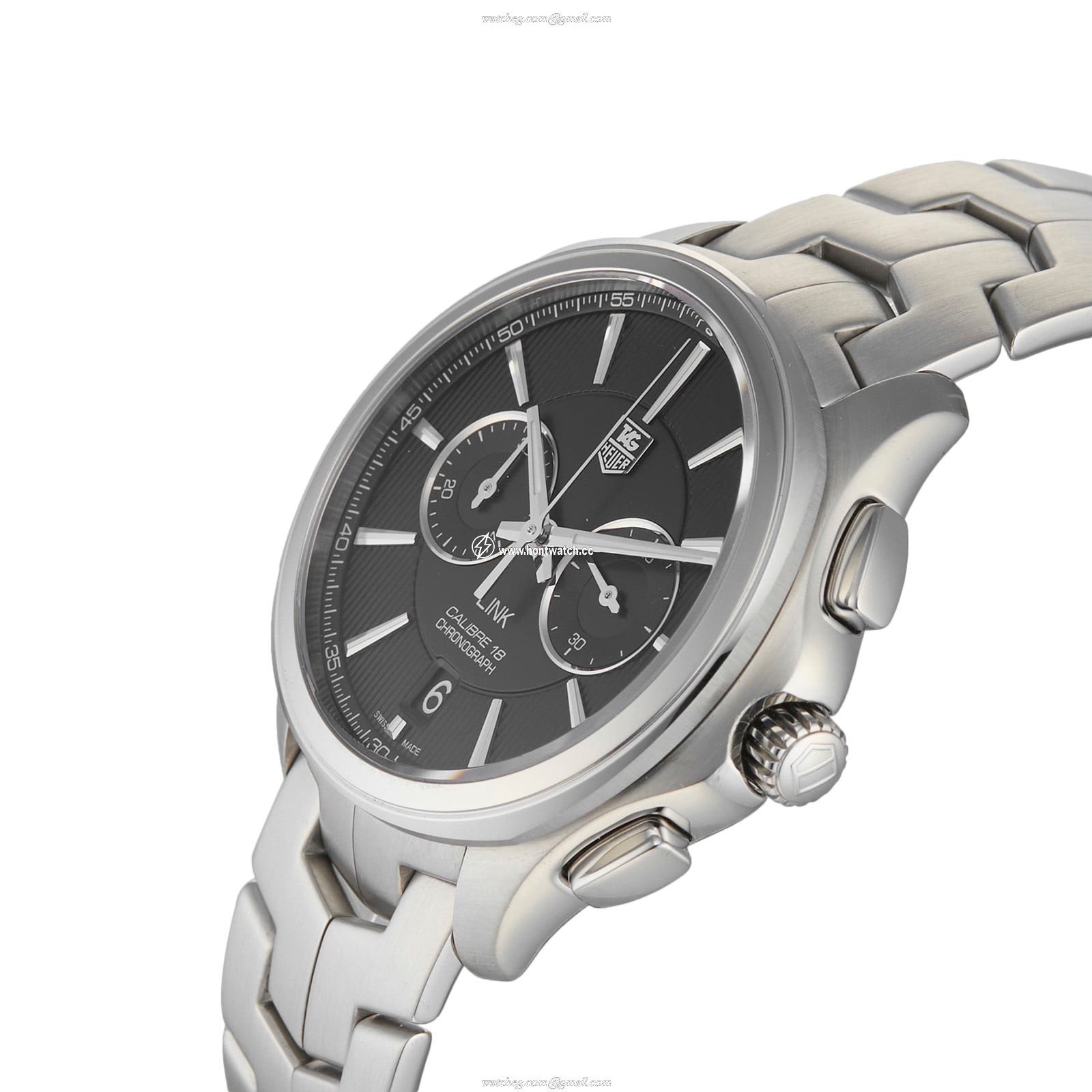 TAG Heuer Link CAT2110.BA0959 | 40mm Automatic Black Dial | Stainless Steel - Image 2