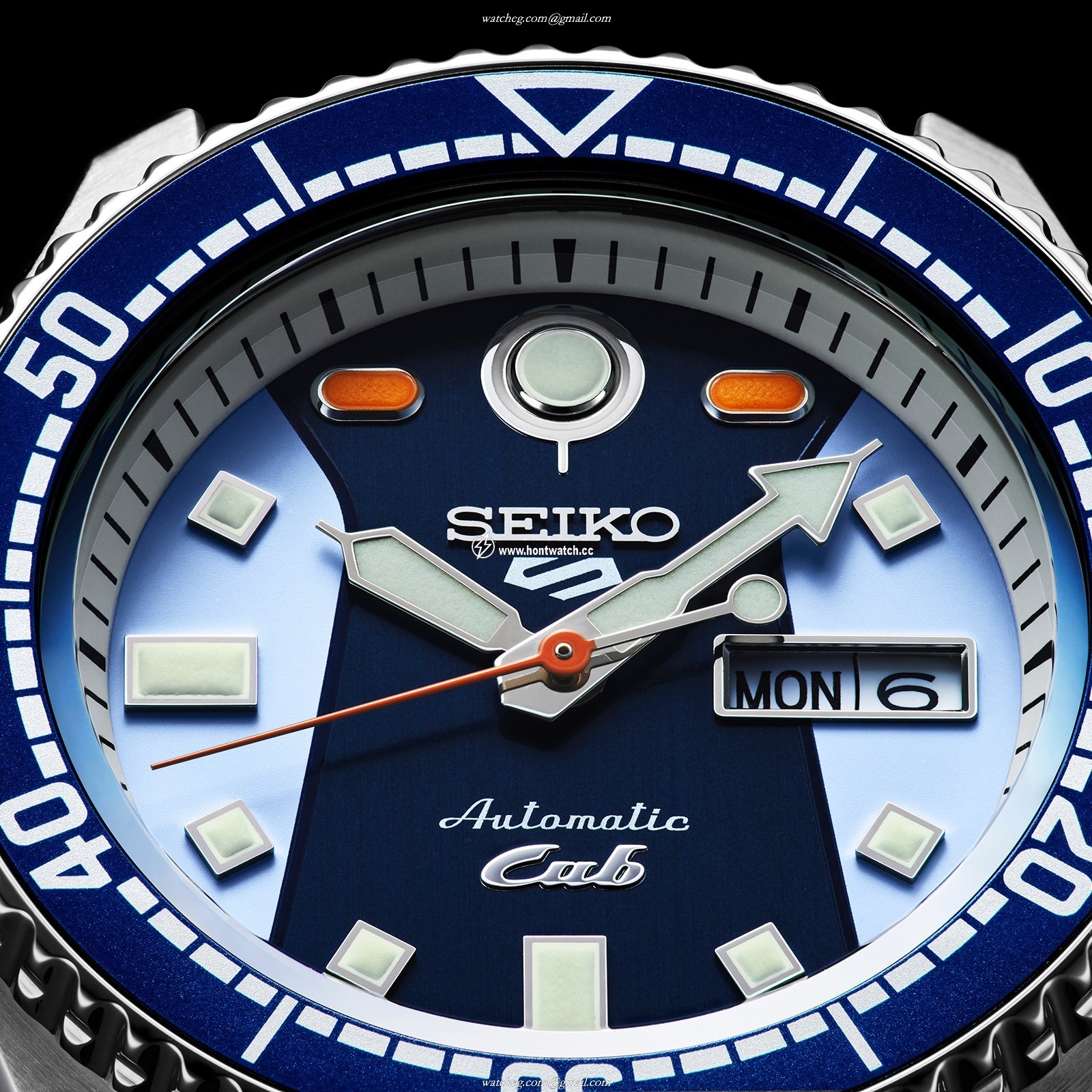 Seiko 5 Sports SRPK37K1 Automatic Blue Watch | 40mm Stainless Steel - Image 2