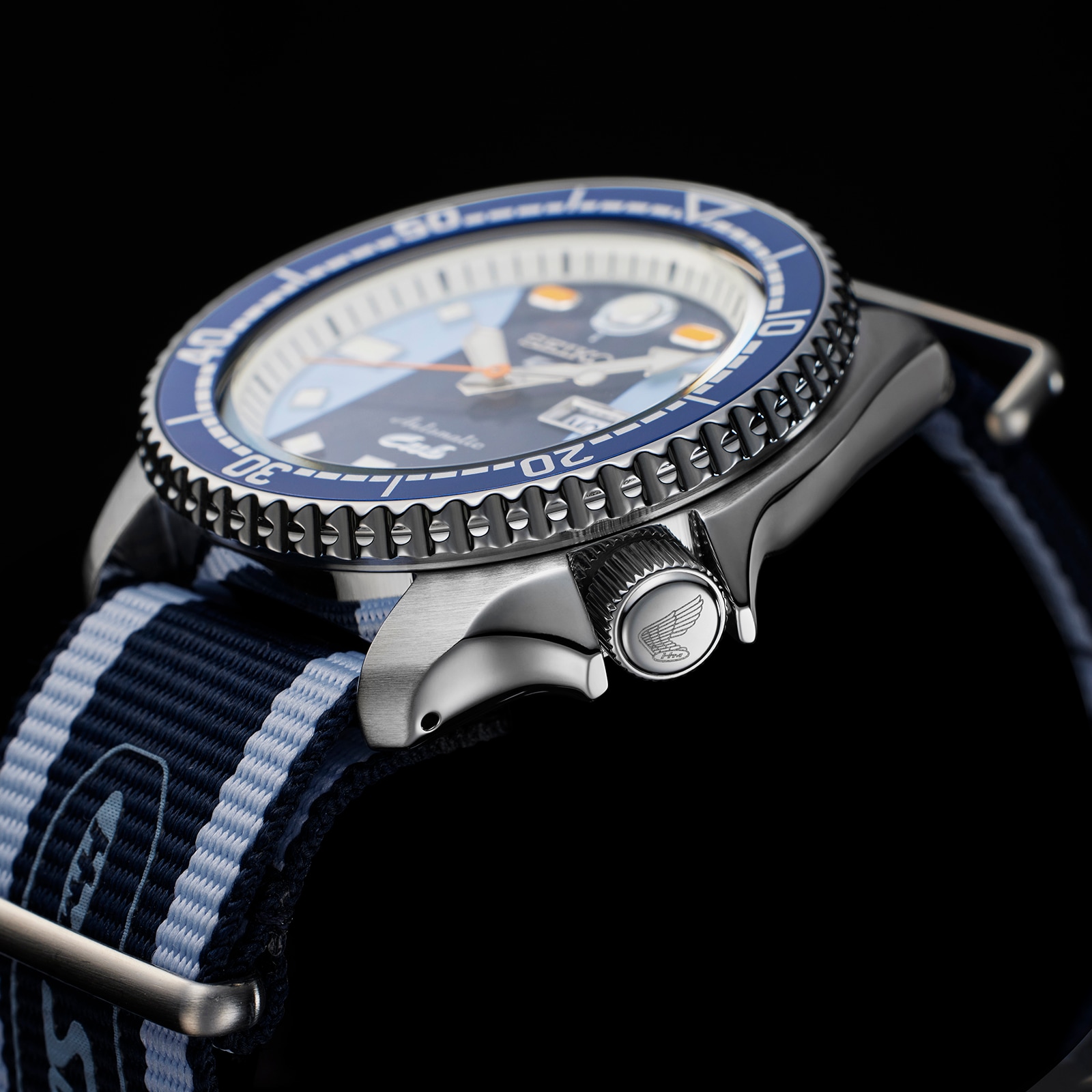 Seiko 5 Sports SRPK37K1 Automatic Blue Watch | 40mm Stainless Steel - Image 3