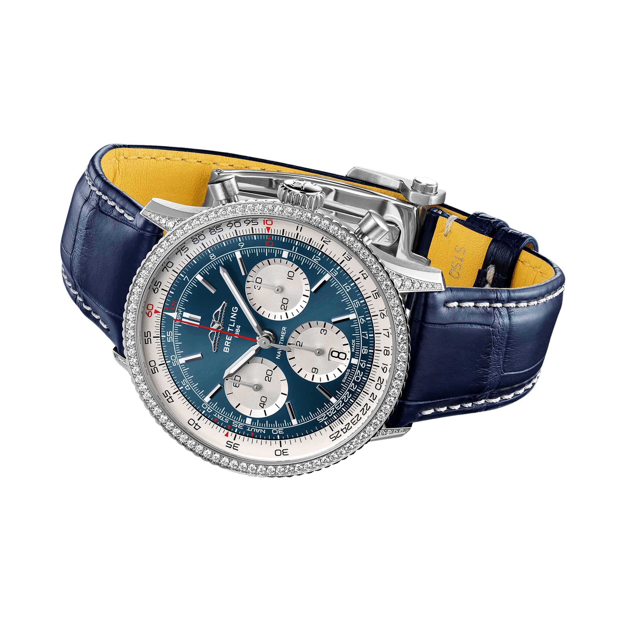 Breitling Navitimer 41mm Automatic Blue Dial Stainless Steel Watch - Image 3