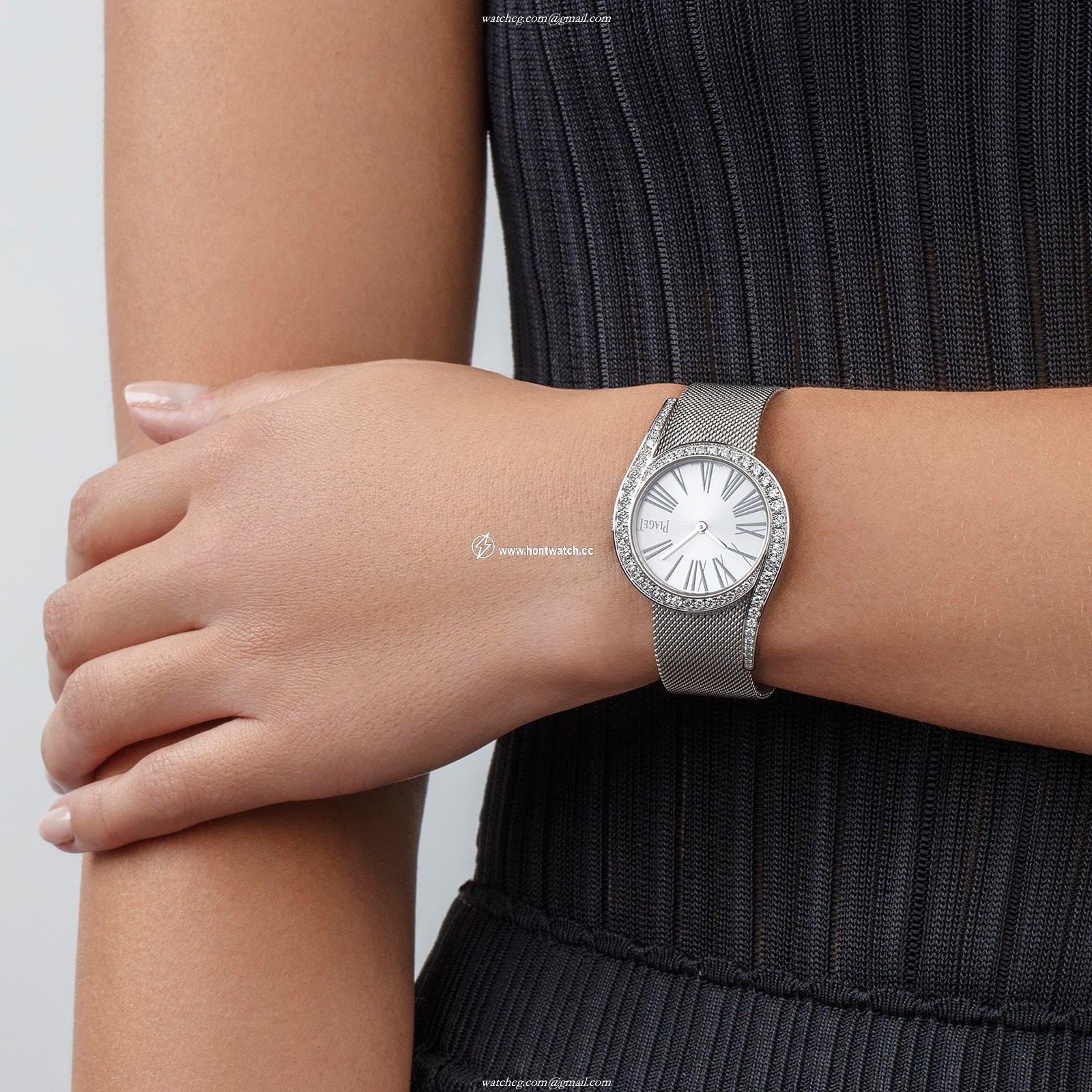 Piaget Limelight G0A41212 - 32mm 18ct White Gold Quartz Watch for Her - Image 2
