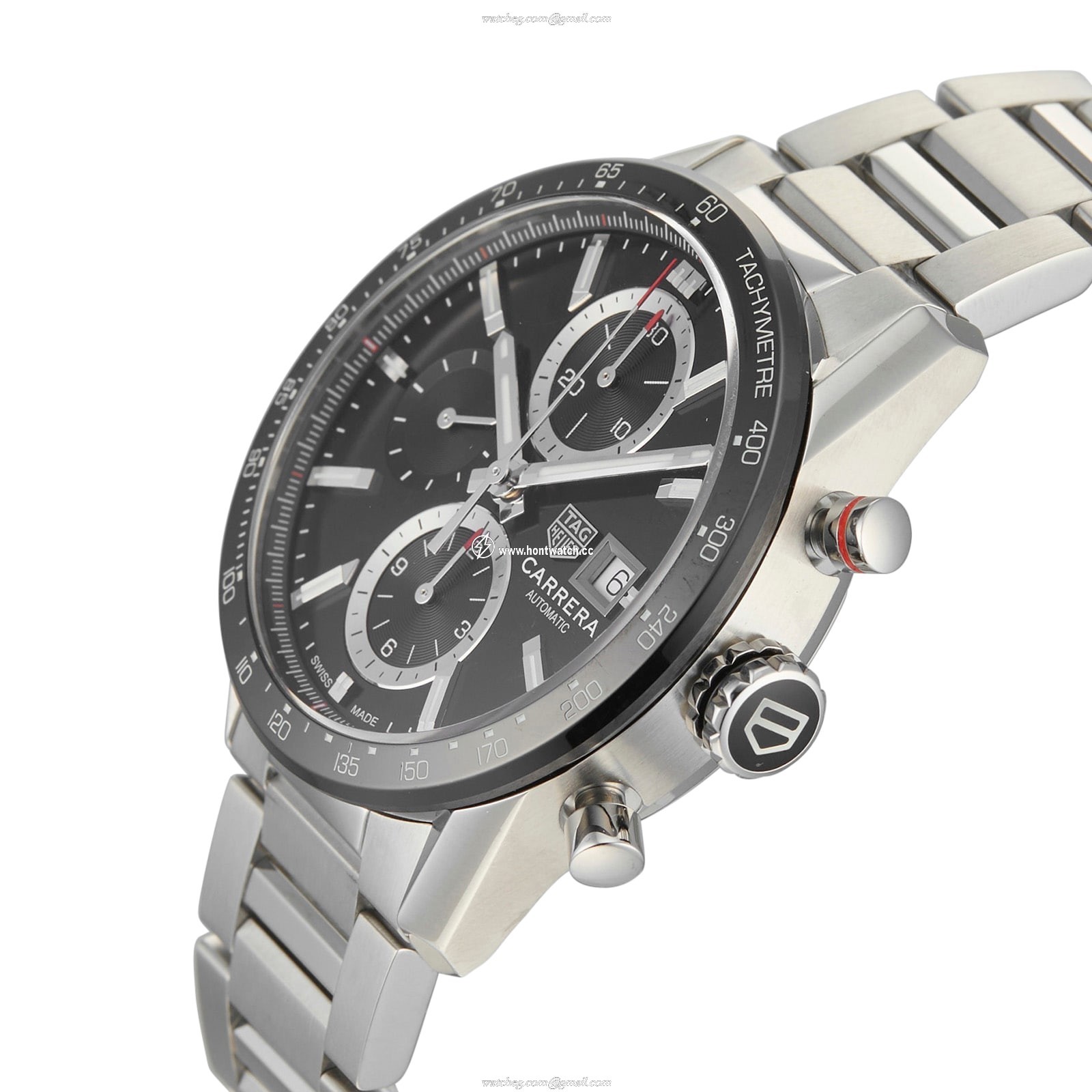 TAG Heuer Carrera CBM2110.BA0651 | 41mm Automatic Black Dial | Stainless Steel - Image 2