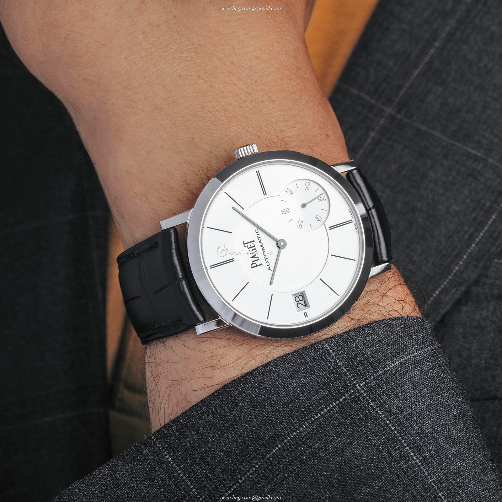 Piaget Altiplano G0A38130 Automatic Watch - 18ct White Gold Case & Silver Dial - Image 2