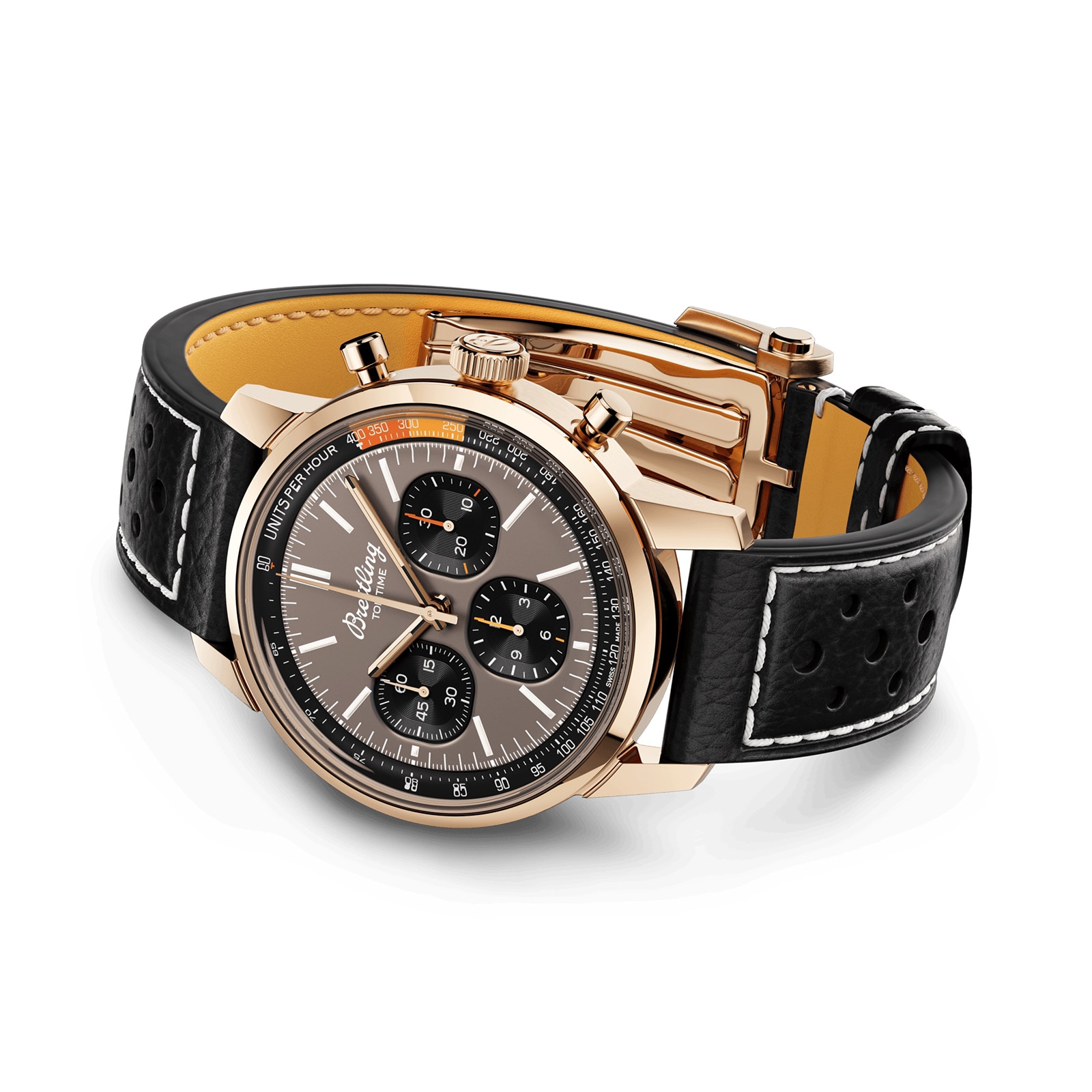 Breitling Top Time RB01761A1Q1X1 | 41mm Rose Gold Automatic Brown Dial - Image 3