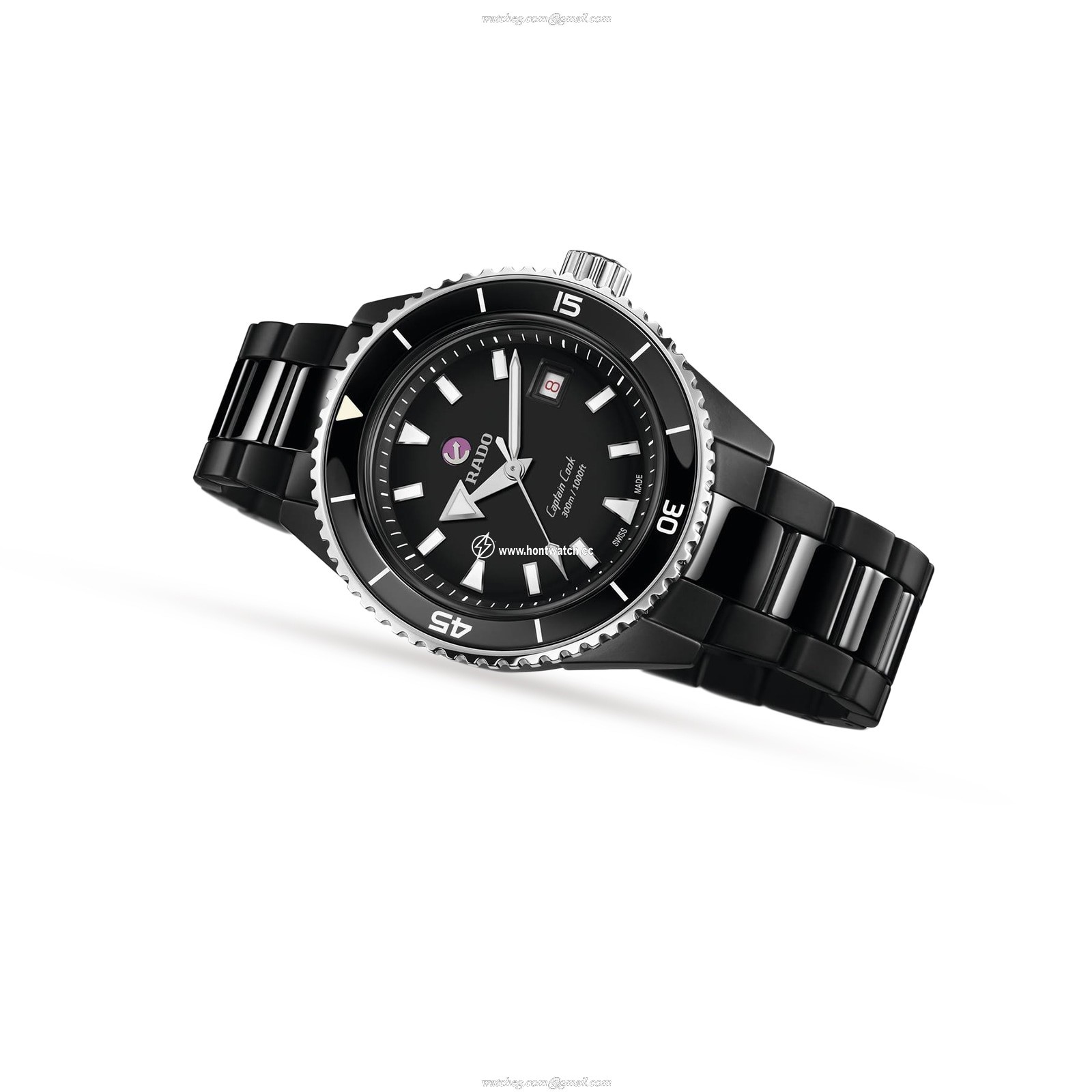 Rado Captain Cook R32129152 | Automatic Ceramic Black Watch | 43mm - Image 2