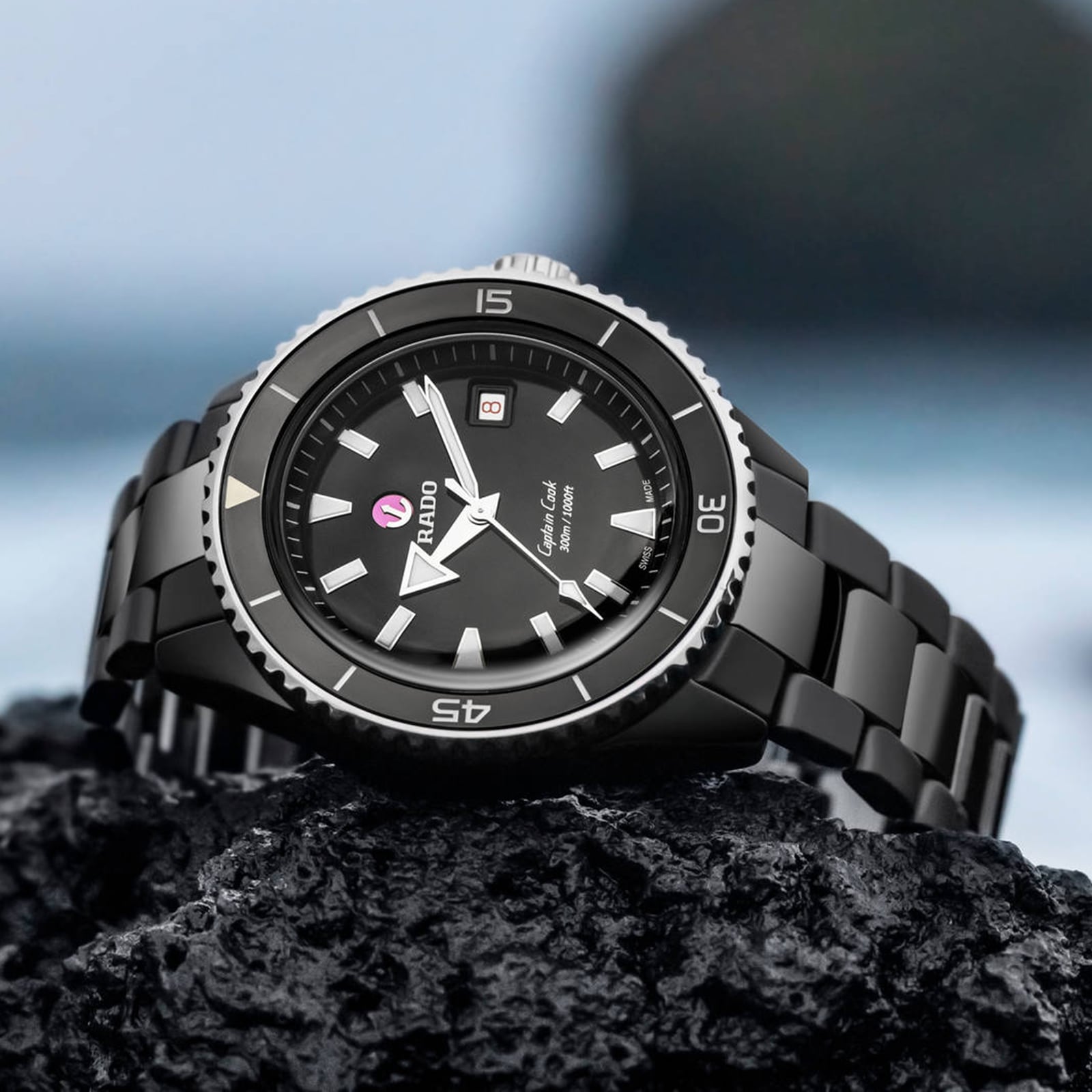 Rado Captain Cook R32129152 | Automatic Ceramic Black Watch | 43mm - Image 3