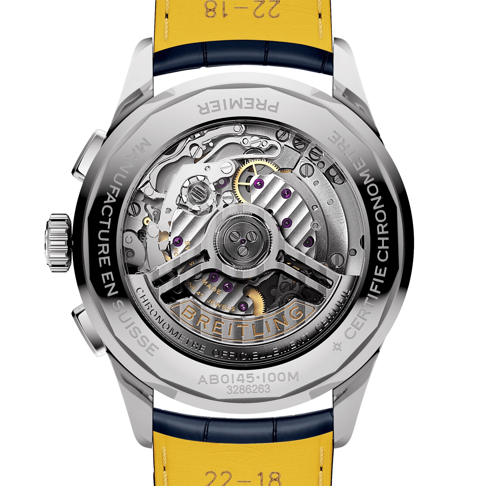 Breitling Premier AB0145171C1P2 | 42mm Automatic Blue Dial | Stainless Steel - Image 4