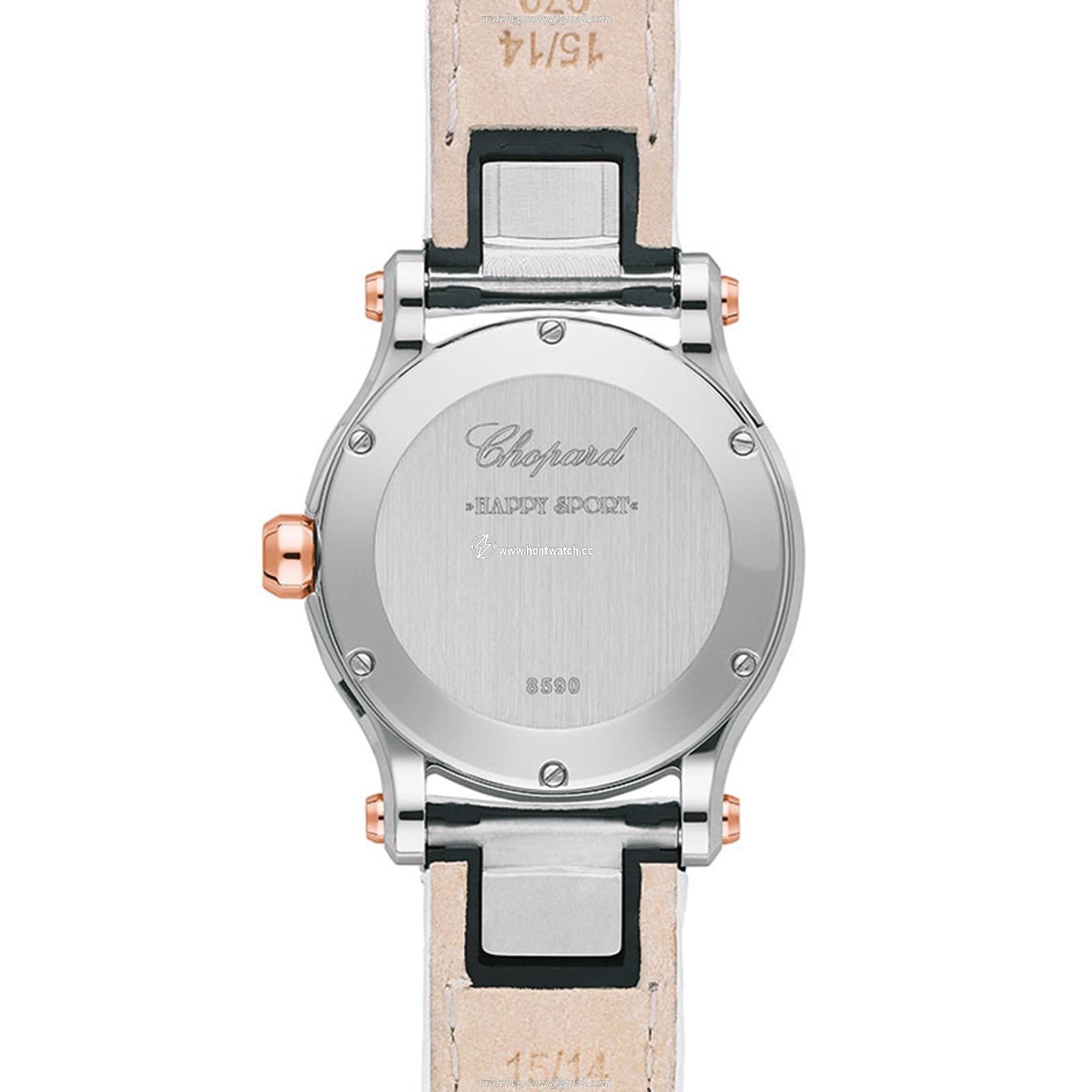 Chopard Happy Sport 278590-6005 | Silver Dial Quartz Watch | Alligator Strap - Image 2