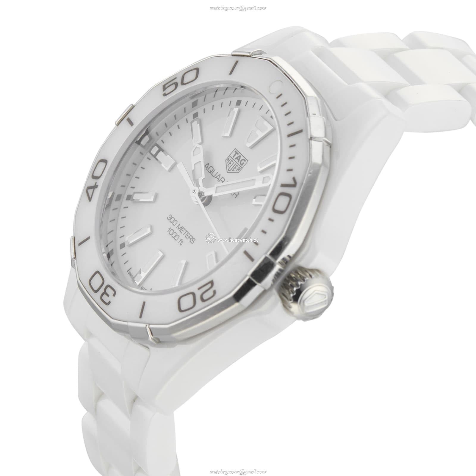 TAG Heuer Aquaracer WAY1391.BH0717 | 35mm Ceramic | White Dial | Quartz - Image 2