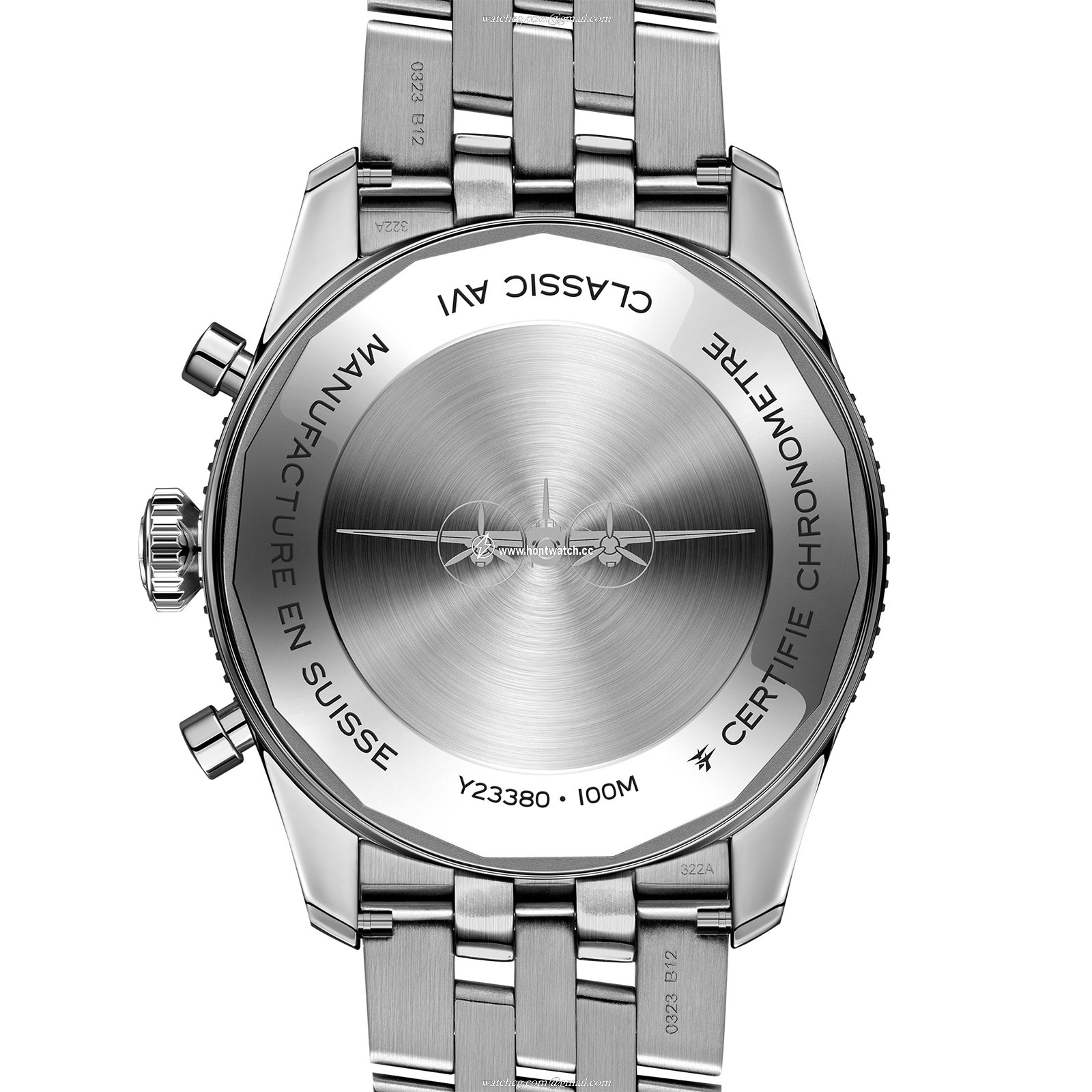 Breitling Aviator 8 Automatic Watch - 42mm Stainless Steel Black Dial - Image 2