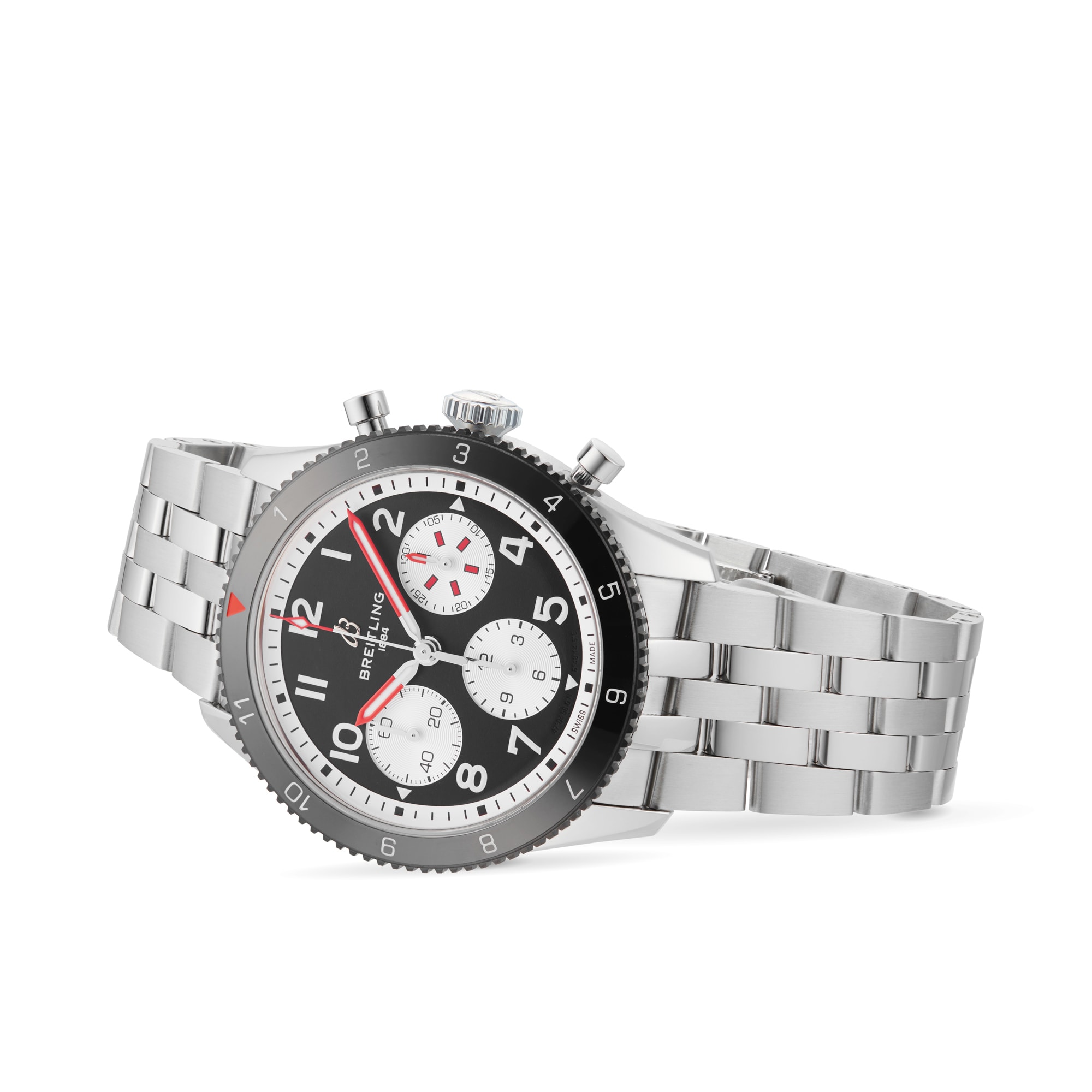 Breitling Aviator 8 Automatic Watch - 42mm Stainless Steel Black Dial - Image 4