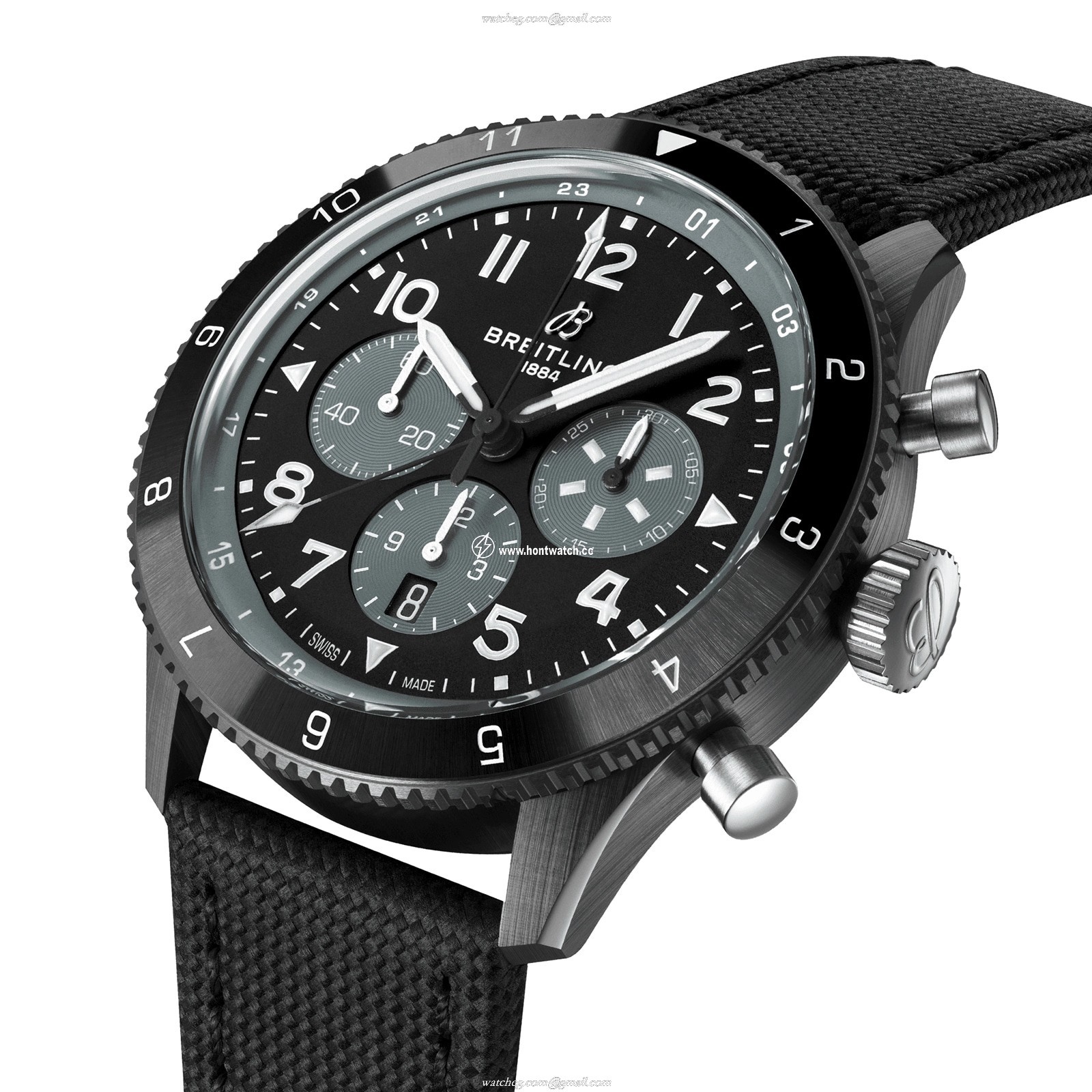 Breitling Aviator 8 SB04451A1B1X1 - 46mm Ceramic Automatic Black Watch - Image 2
