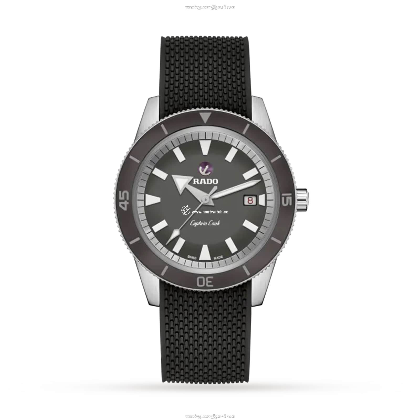 Rado Captain Cook Automatic Grey Watch - 42mm Stainless Steel | R32505019 - Image 2