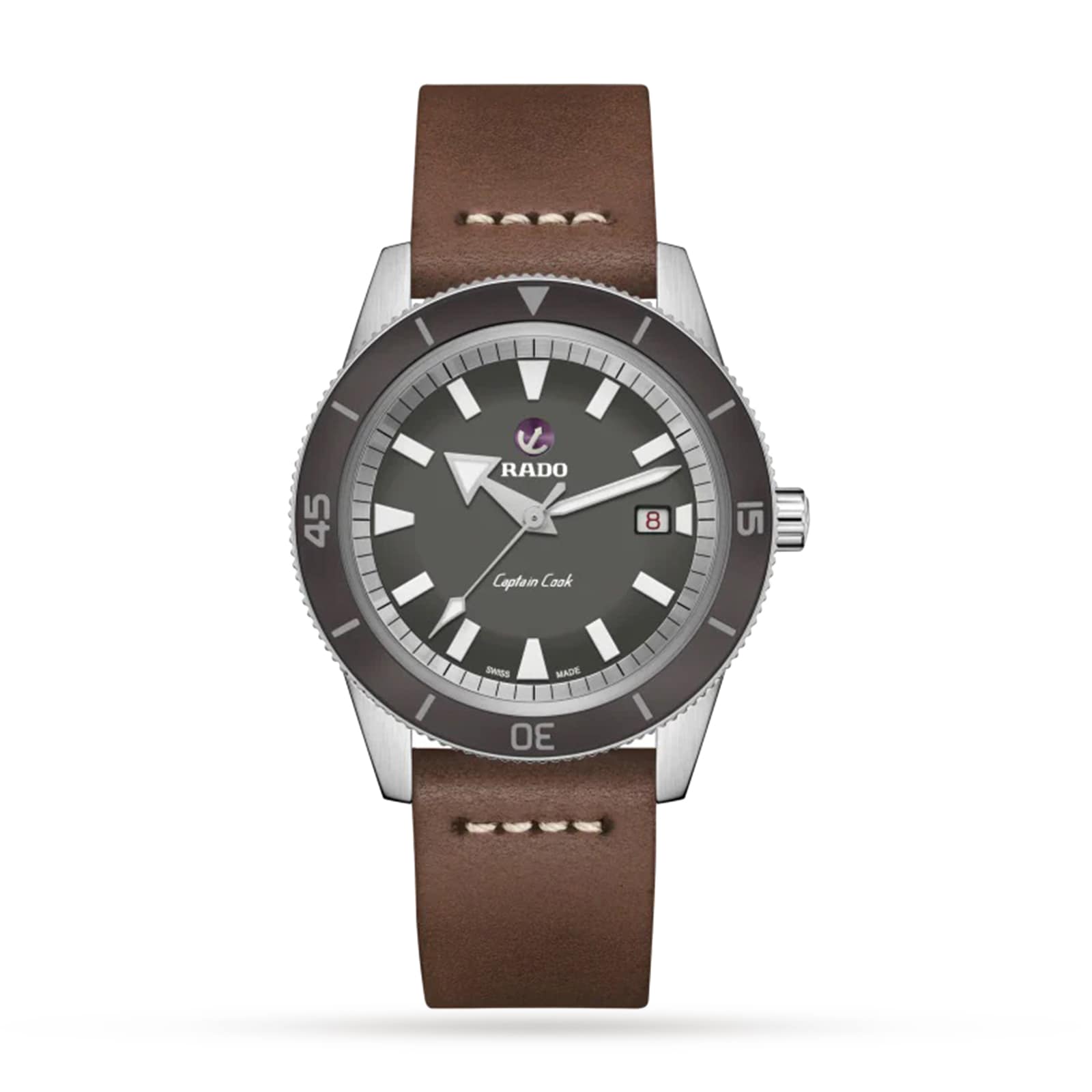 Rado Captain Cook Automatic Grey Watch - 42mm Stainless Steel | R32505019 - Image 3