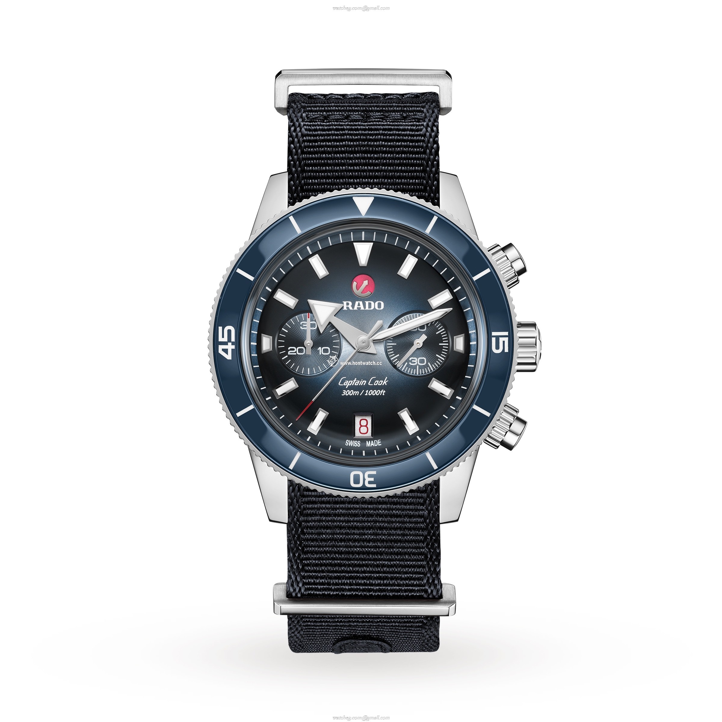 Rado Captain Cook R32145208 | 43mm Automatic Black Dial | Stainless Steel - Image 2