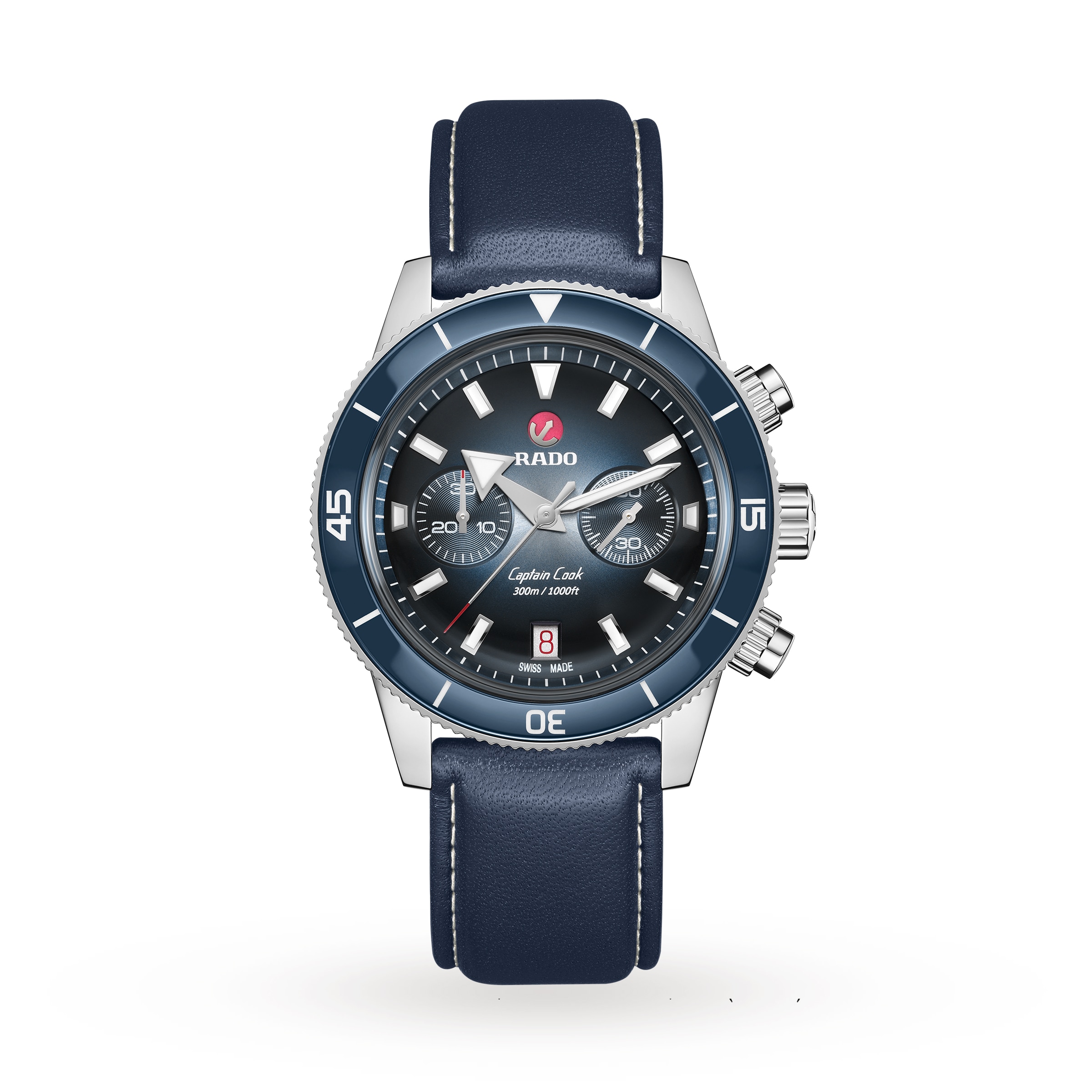 Rado Captain Cook R32145208 | 43mm Automatic Black Dial | Stainless Steel - Image 3
