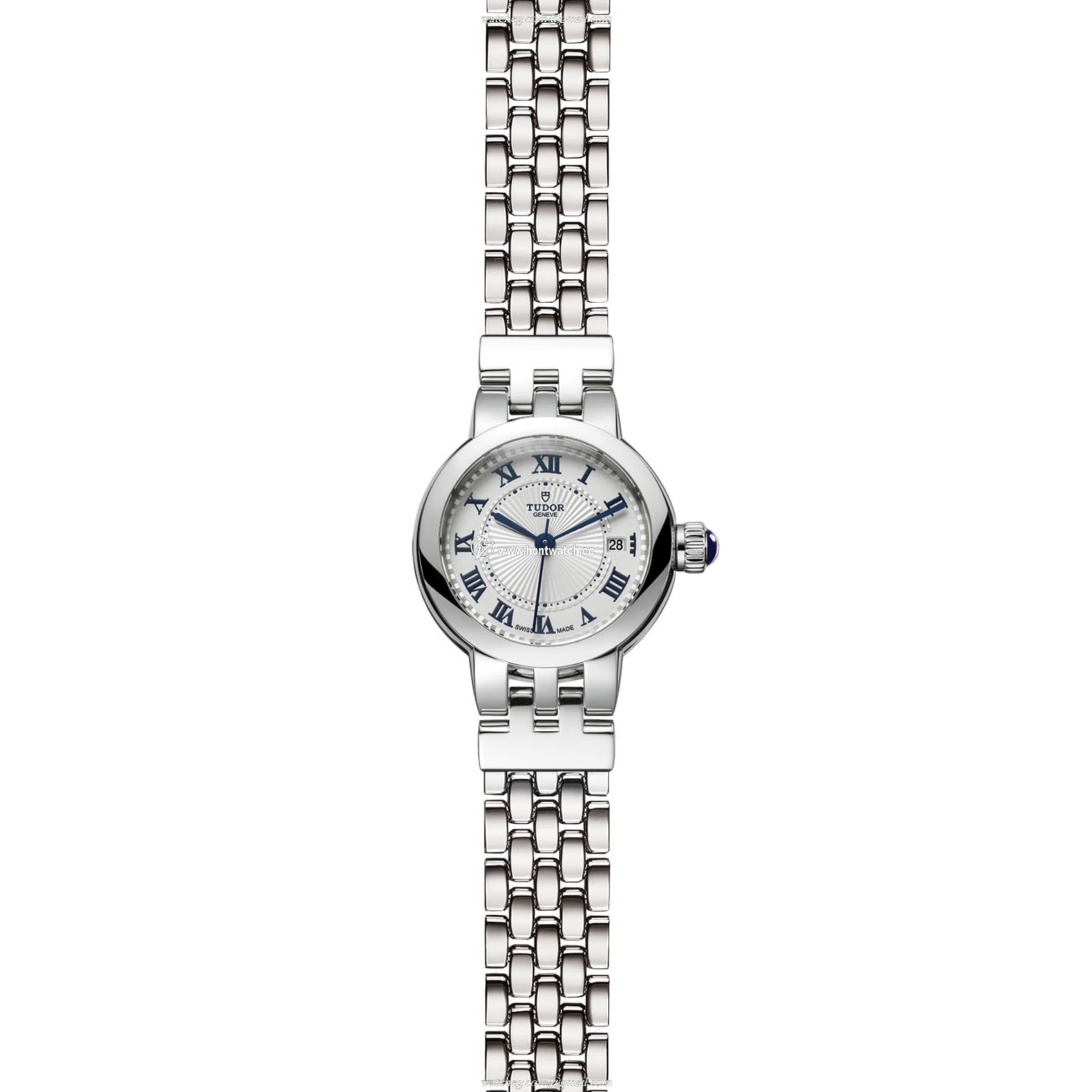 Tudor Clair de Rose M35200-0001 | 26mm Automatic Watch | White Dial & Steel Bracelet - Image 2