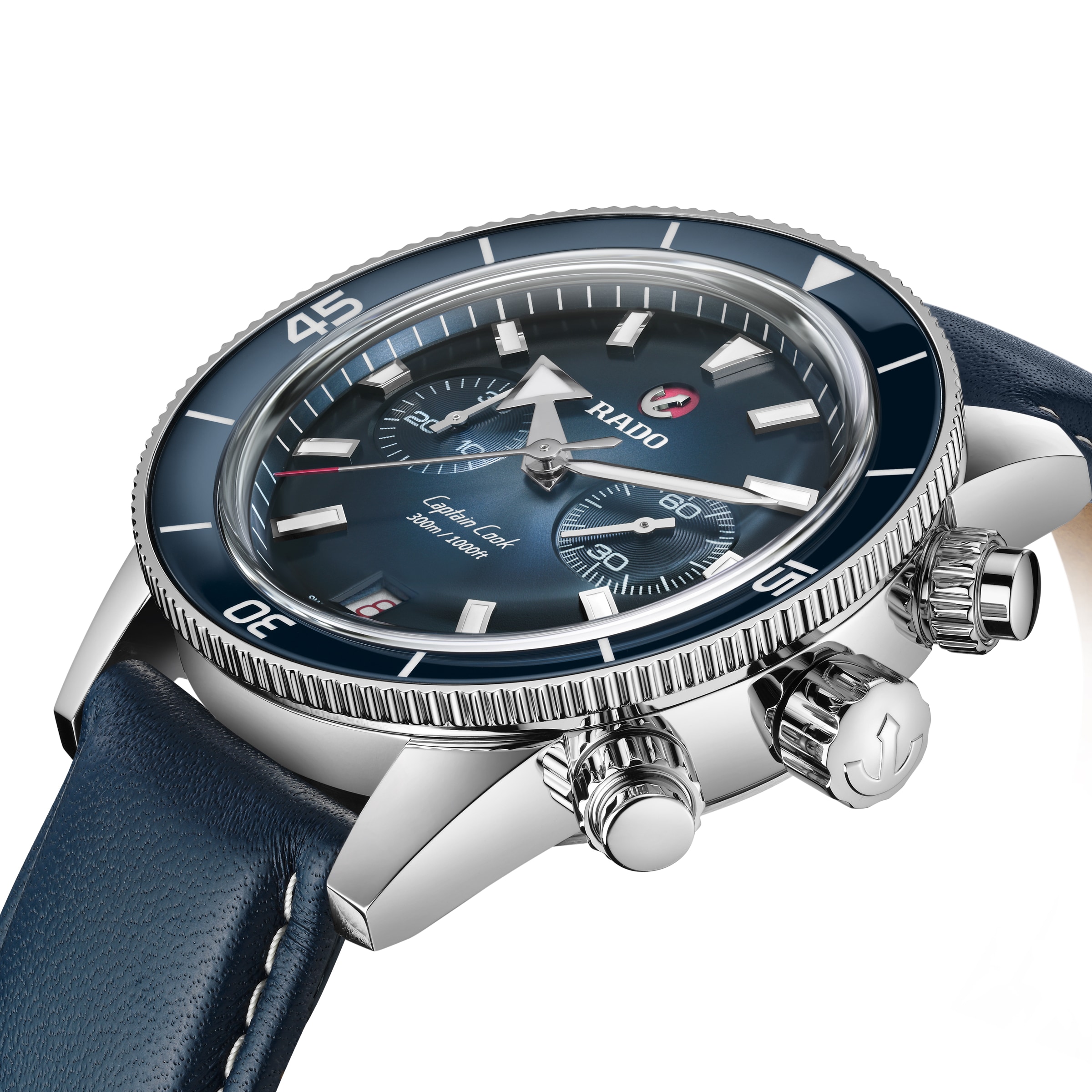 Rado Captain Cook R32145208 | 43mm Automatic Black Dial | Stainless Steel - Image 4