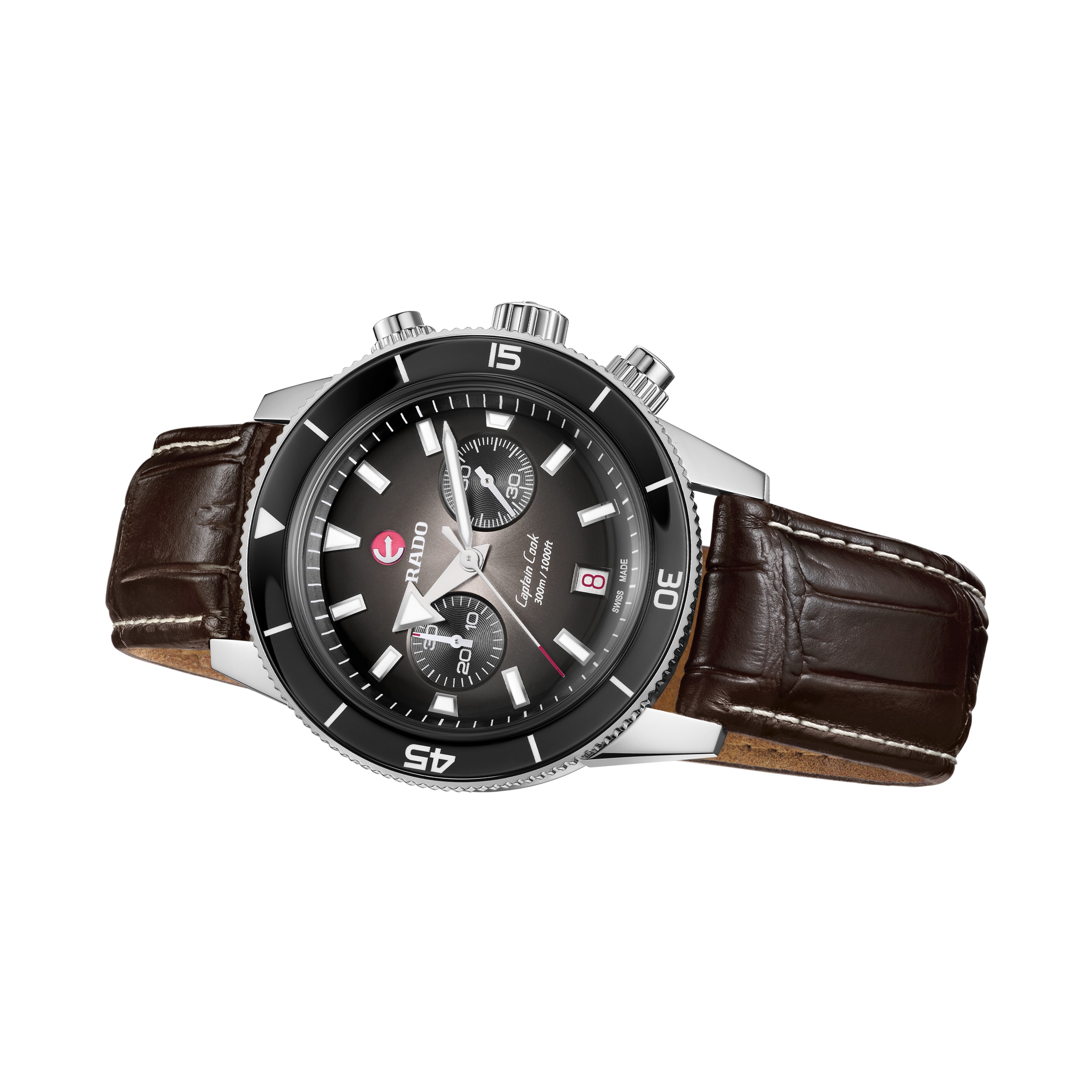 Rado Captain Cook R32145158 | Automatic Black Dial | 43mm Stainless Steel - Image 4
