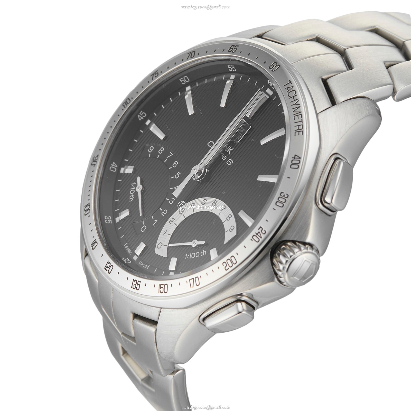 TAG Heuer Link CAT7010.BA0952 | 43mm Stainless Steel Quartz Black Dial Watch - Image 2
