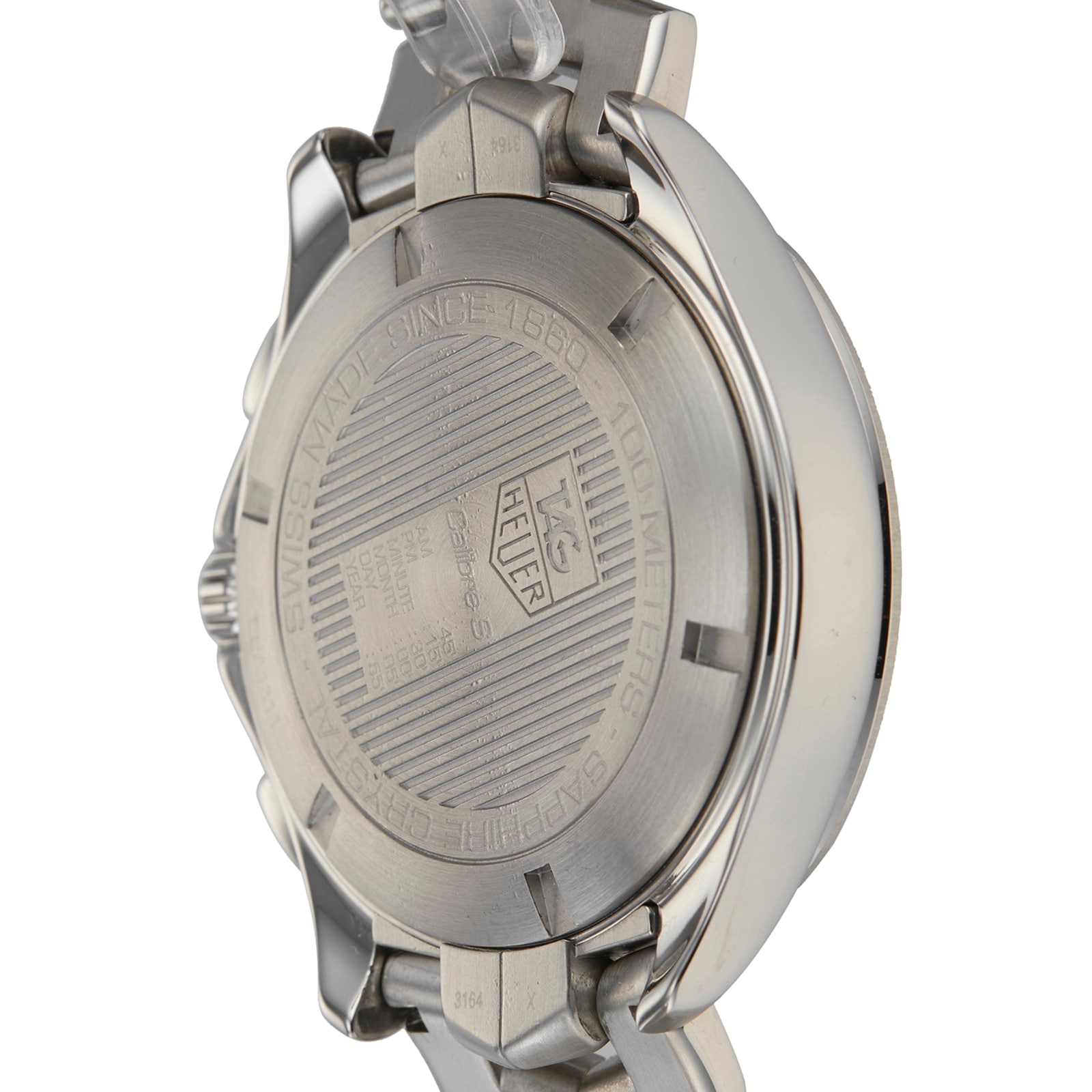 TAG Heuer Link CAT7010.BA0952 | 43mm Stainless Steel Quartz Black Dial Watch - Image 4