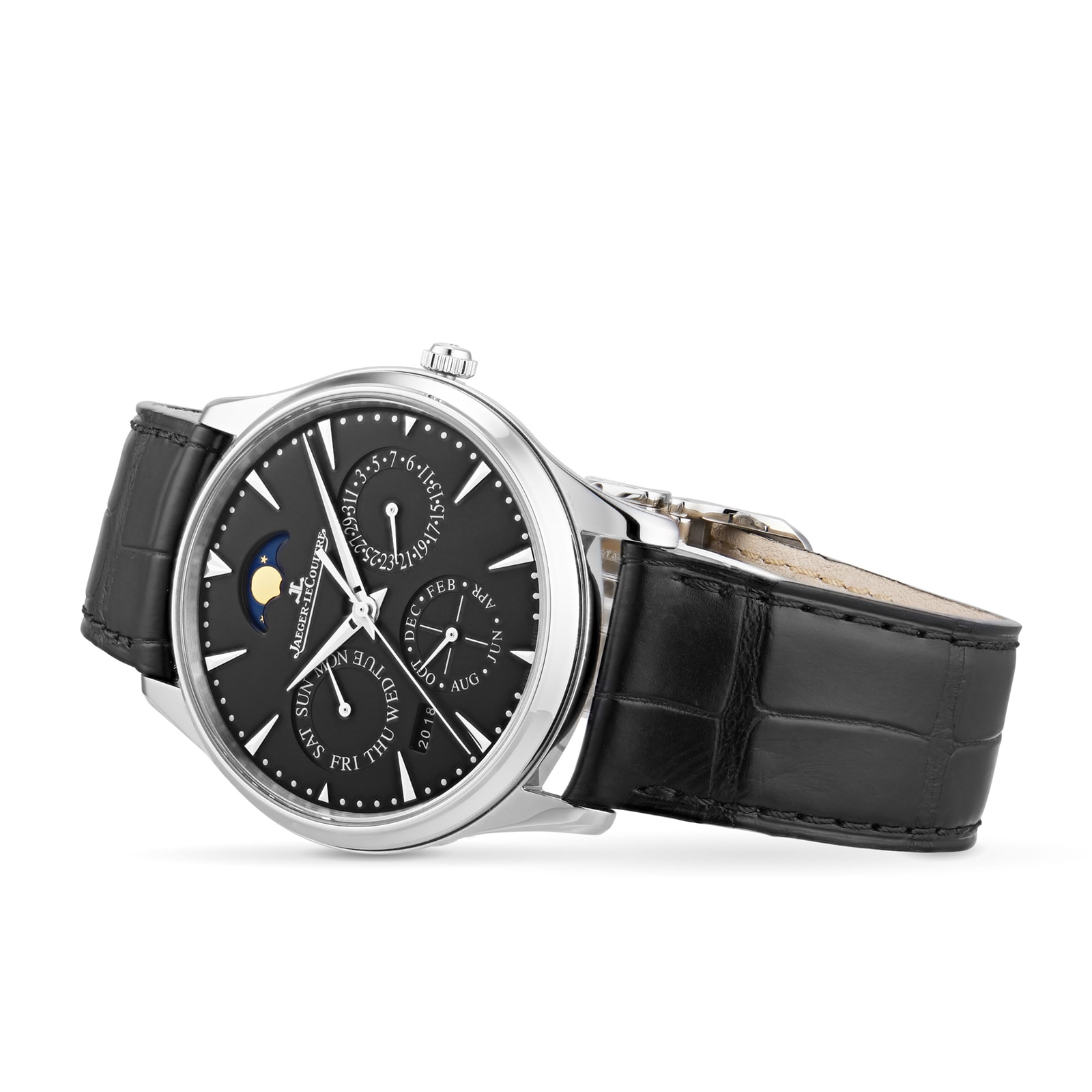 Jaeger-LeCoultre Master Q1308470 | 39mm Automatic Black Dial | Stainless Steel - Image 4