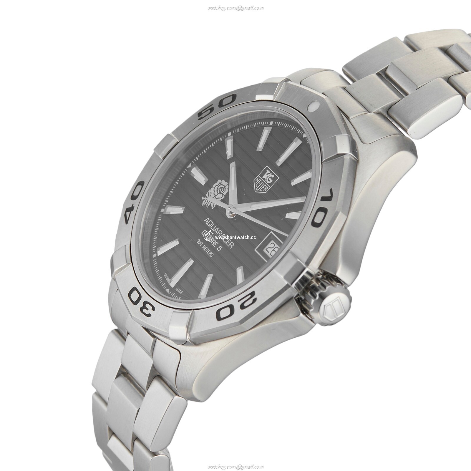 TAG Heuer Aquaracer WAP2013.BA0830 | 41mm Black Automatic | Stainless Steel - Image 2