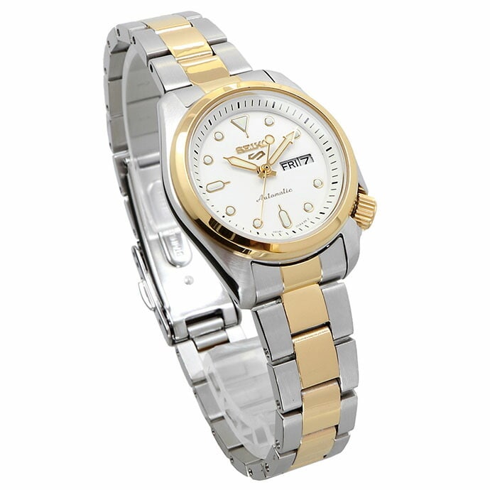 Seiko 5 Sports SRE004K1 | 28mm White Dial | Automatic Watch | 100M Water Resistant - Image 3
