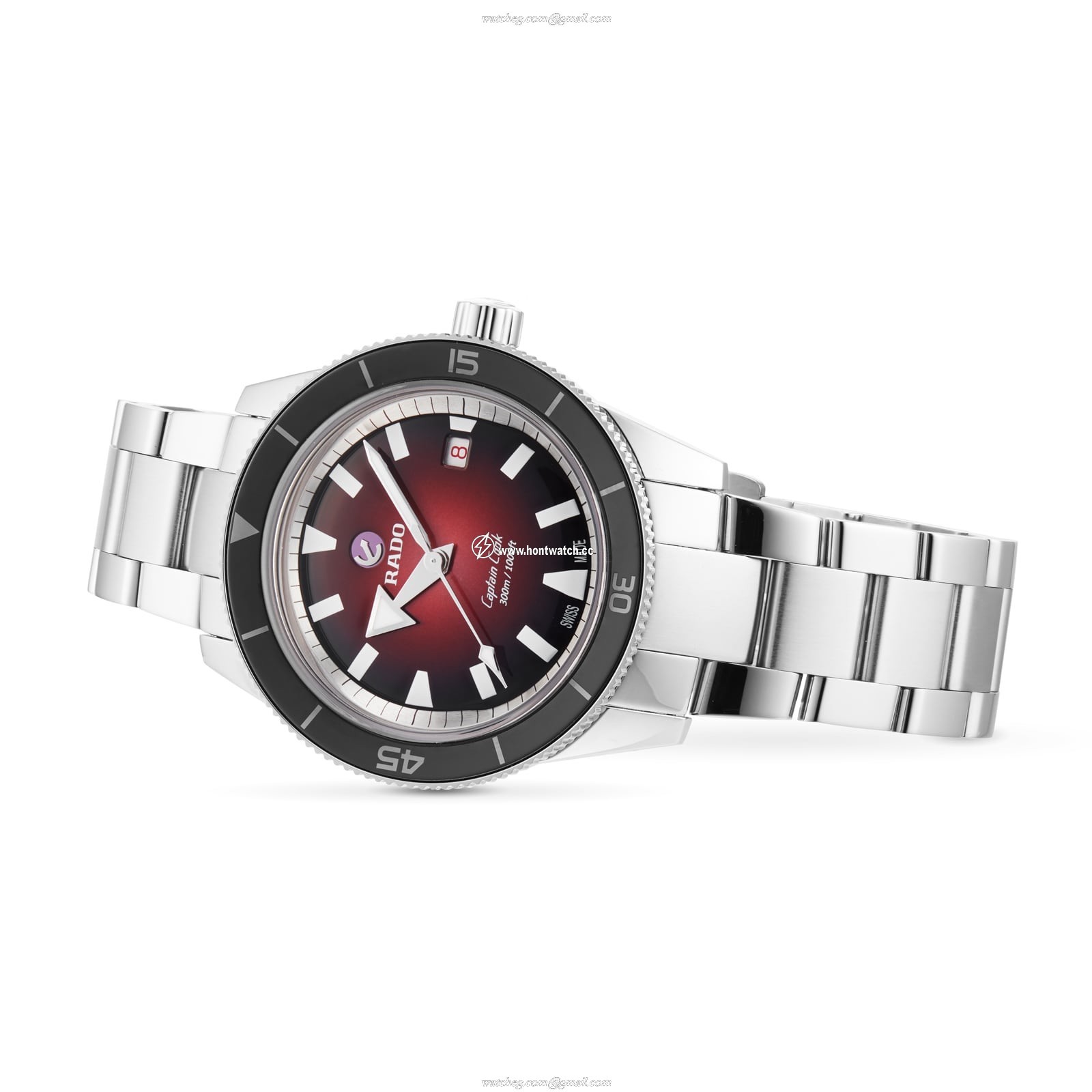 Rado Captain Cook R32105353 Automatic - Red Dial - 42mm Stainless Steel - Image 2