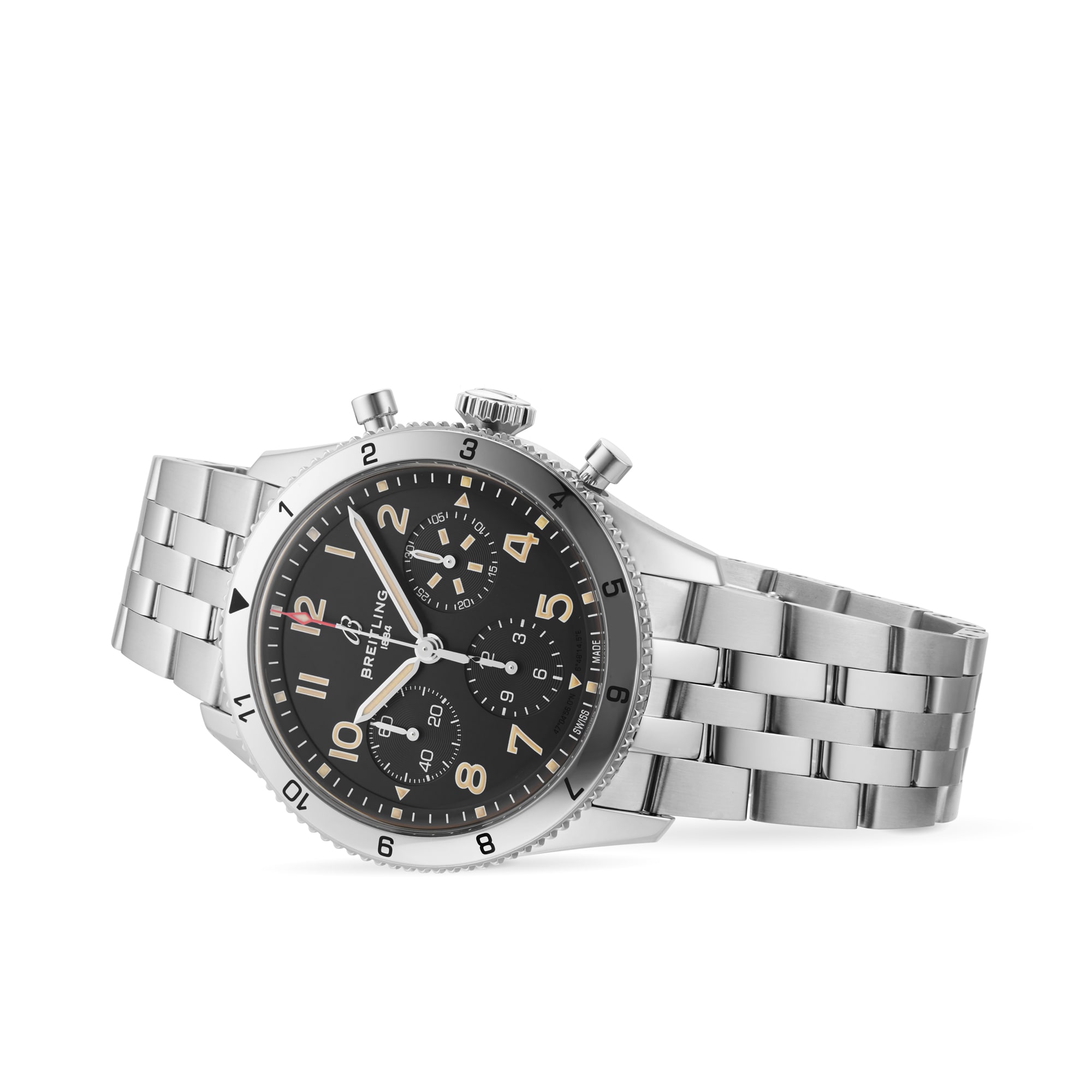 Breitling Aviator 8 Automatic Watch - 42mm Stainless Steel Black Dial - Image 4