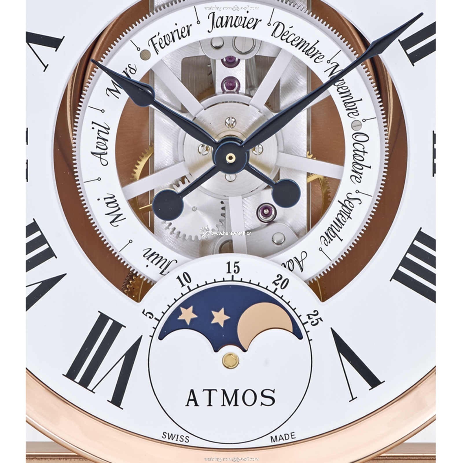 Jaeger-LeCoultre Atmos Q5117201 | Yellow Gold Plated | White Dial - Image 2