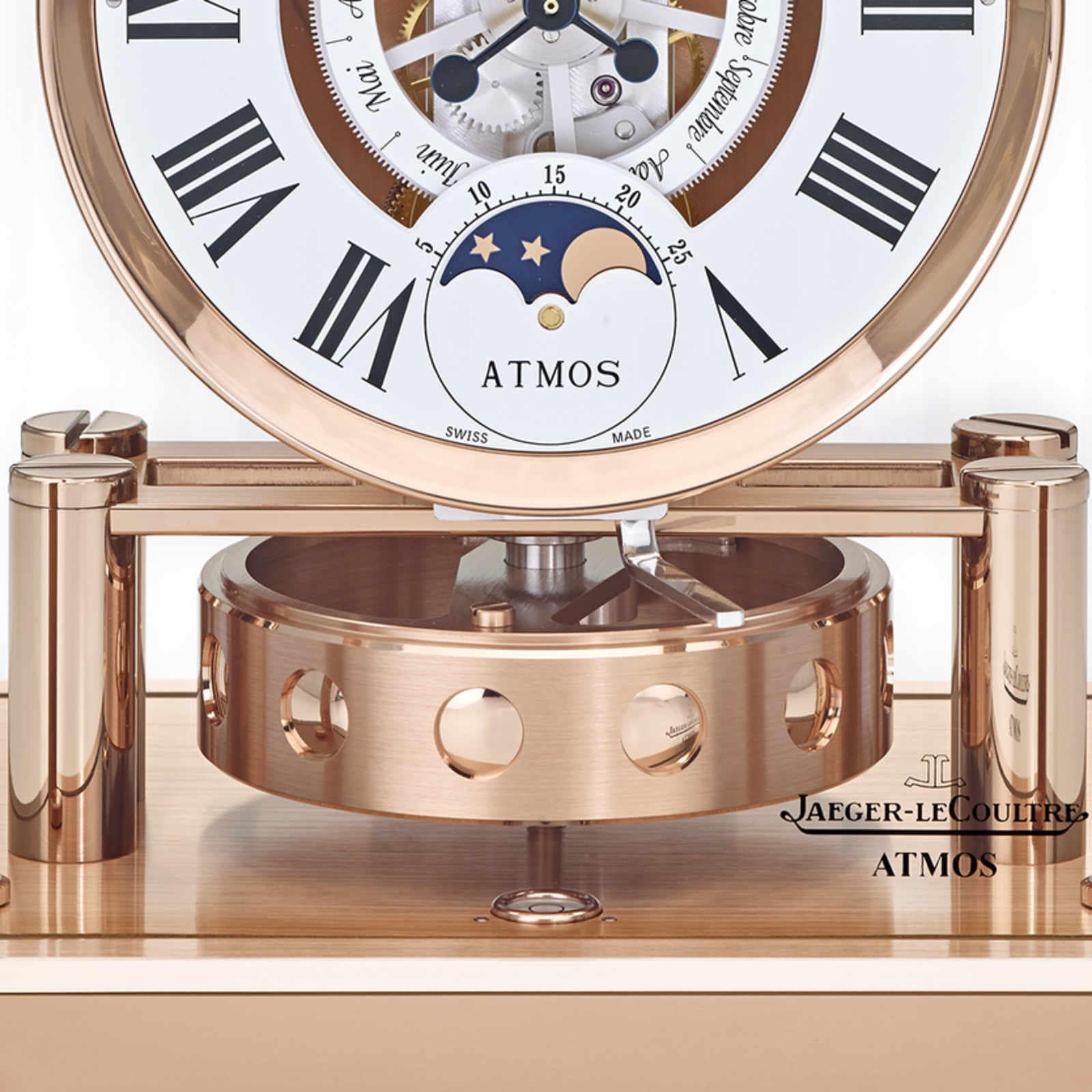 Jaeger-LeCoultre Atmos Q5117201 | Yellow Gold Plated | White Dial - Image 3
