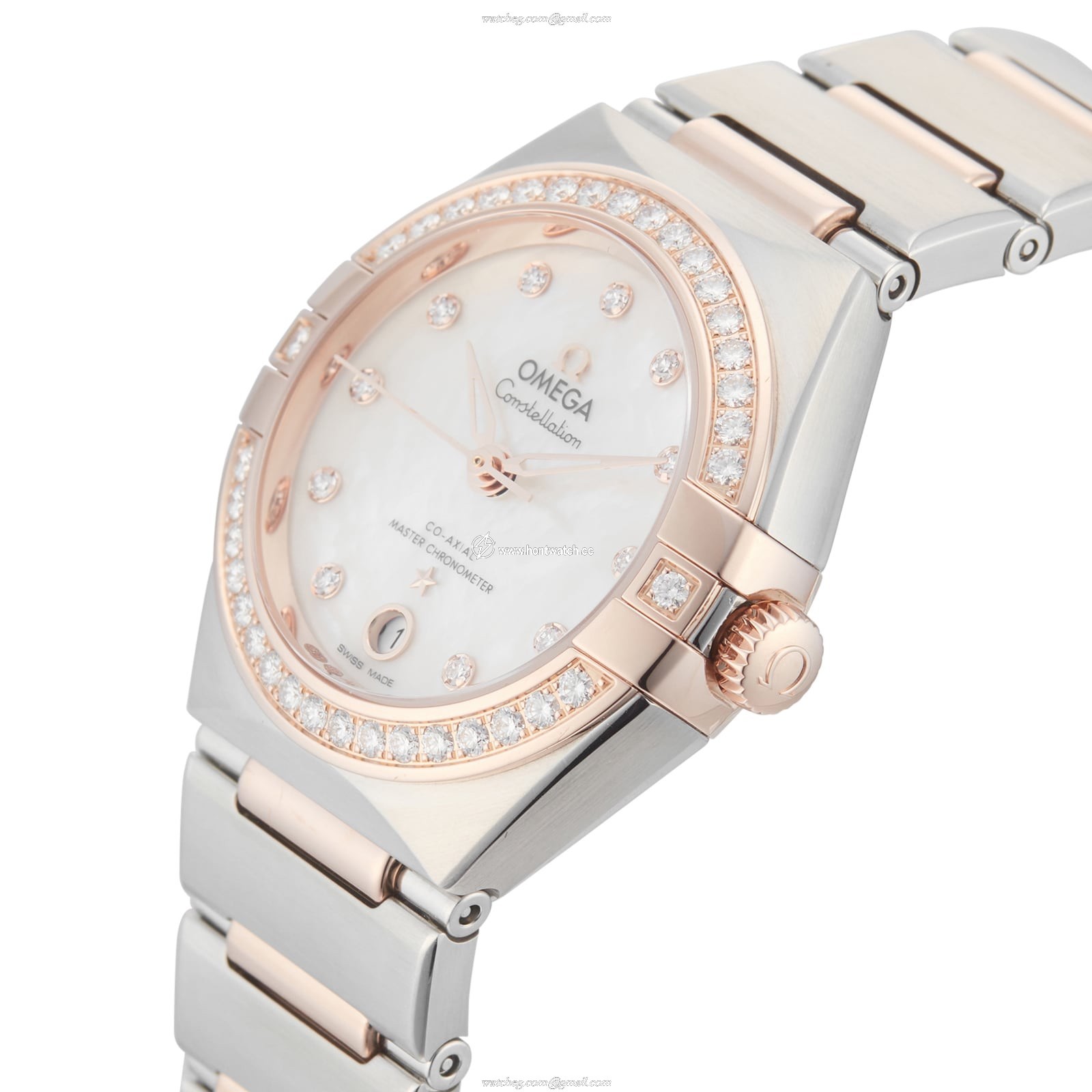 Omega Constellation 29mm Automatic - Stainless Steel & Rose Gold - Mother of Pearl Dial - Image 2