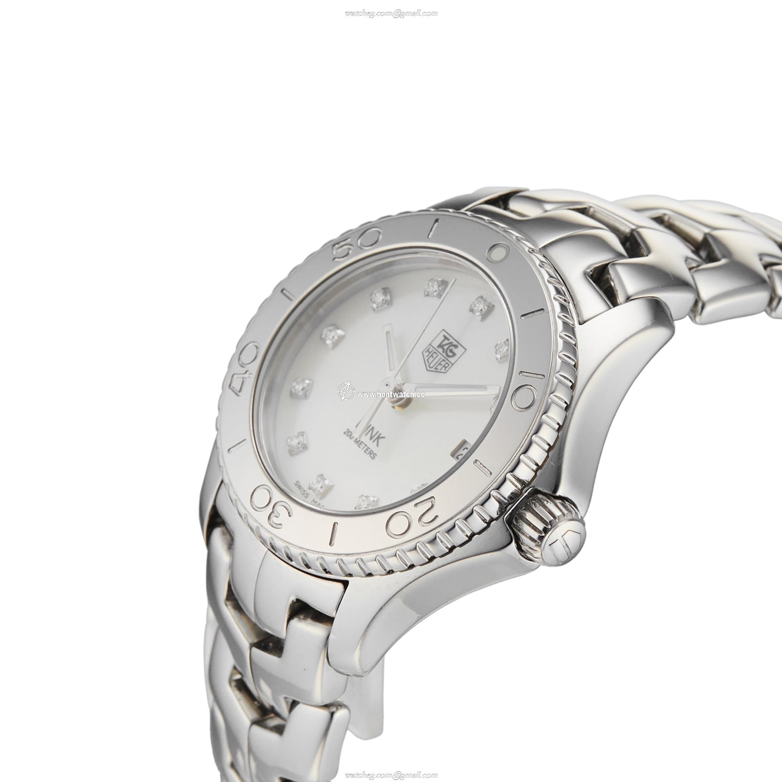 TAG Heuer Link WJ1319-0 Ladies Watch - Quartz - Mother of Pearl Dial - 27mm - Image 2