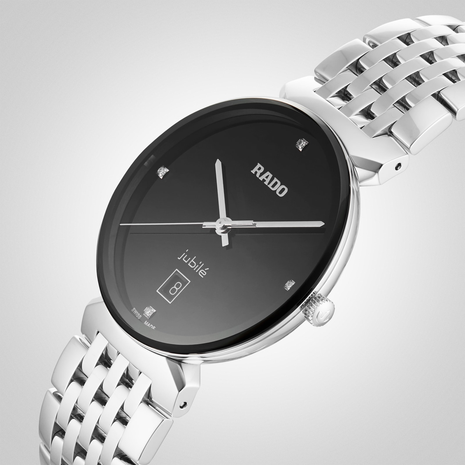 Rado Florence R48912713 Quartz Watch - Black Dial - Stainless Steel - 38mm - Image 4
