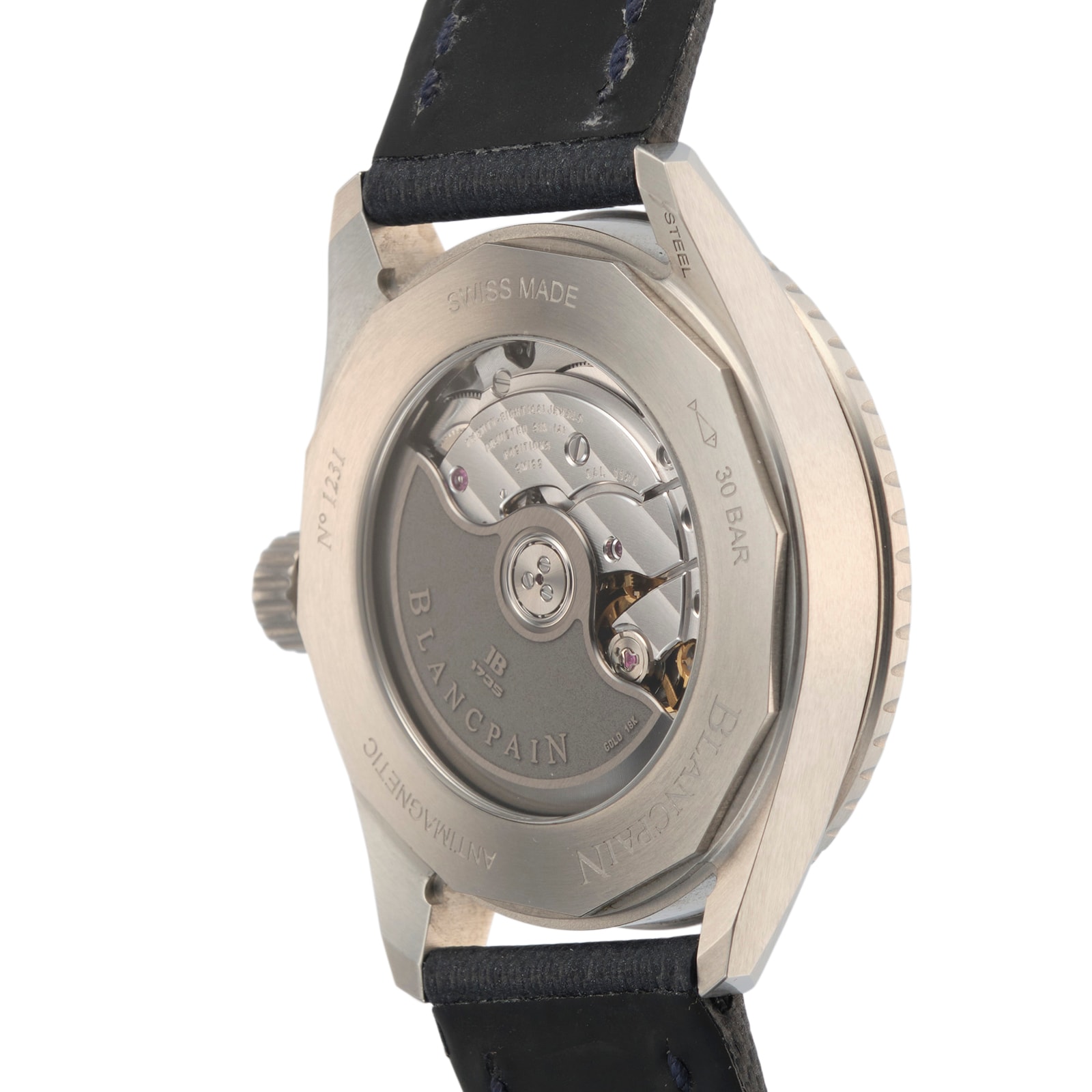 Blancpain Fifty Fathoms 5100 1140 O52A - 38mm Blue Dial Automatic Watch - Image 4