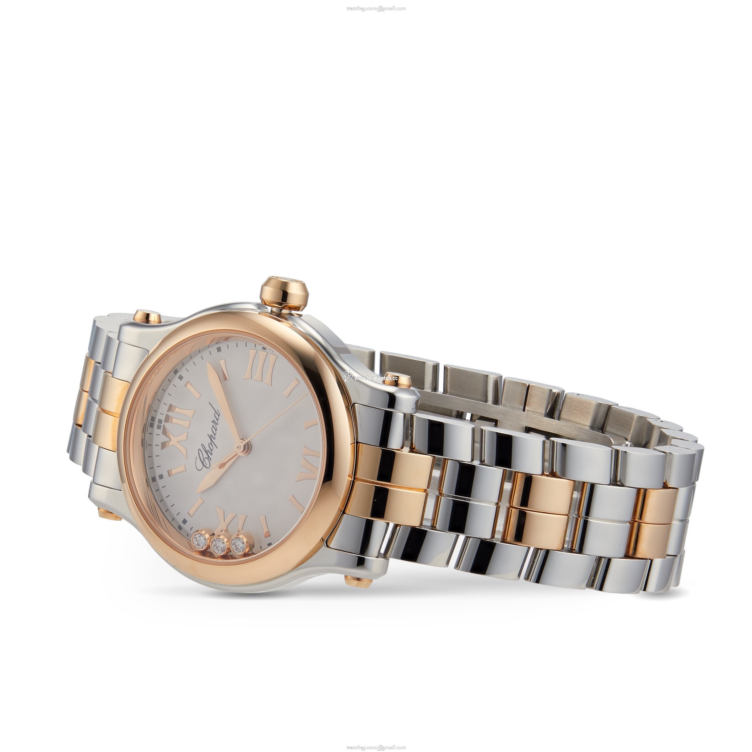 Chopard Happy Sport 278590-6002 | 30mm White Dial | Stainless Steel & Rose Gold - Image 2