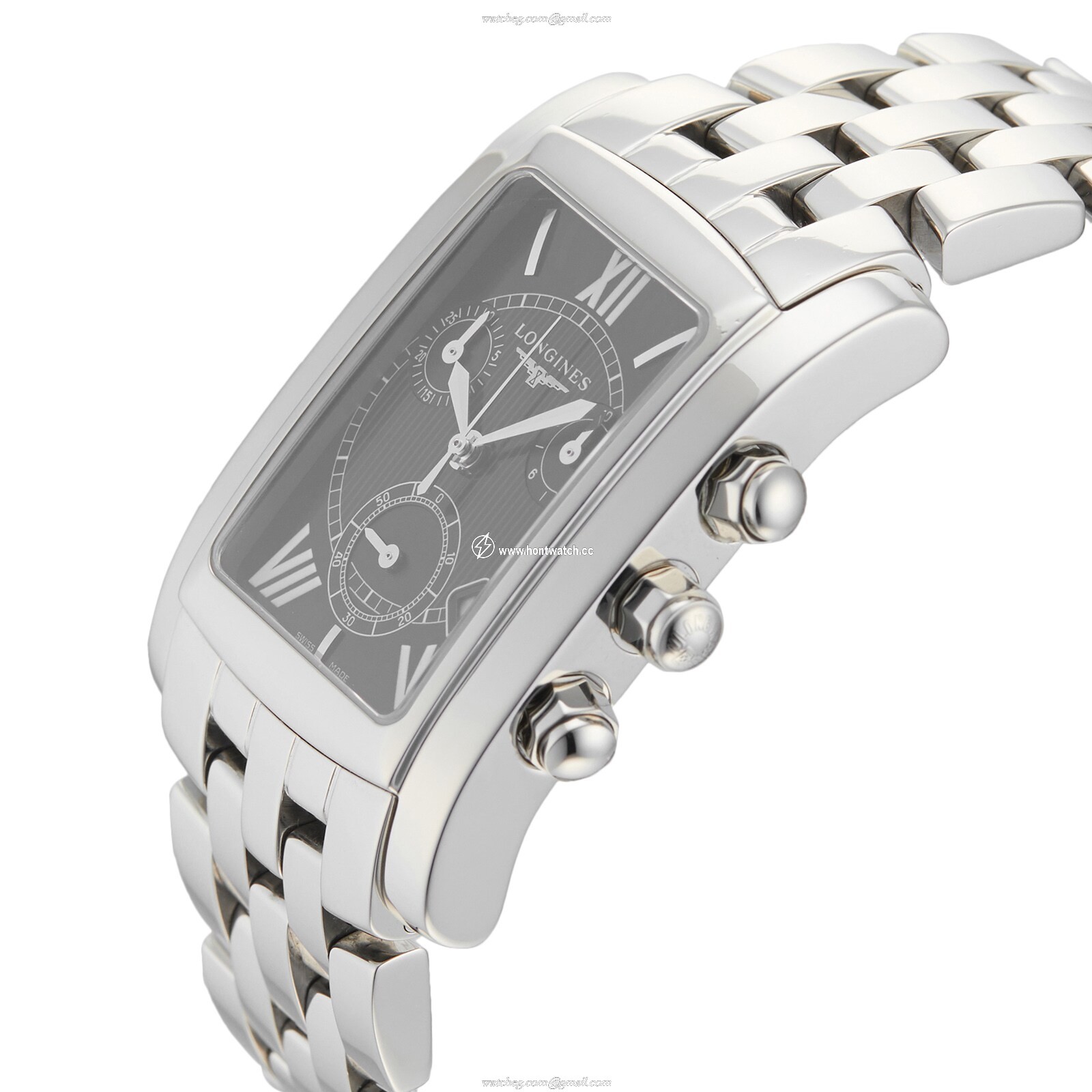 Longines Dolce Vita L5.656.4 | 28mm Stainless Steel Quartz Watch - Black Dial - Image 2