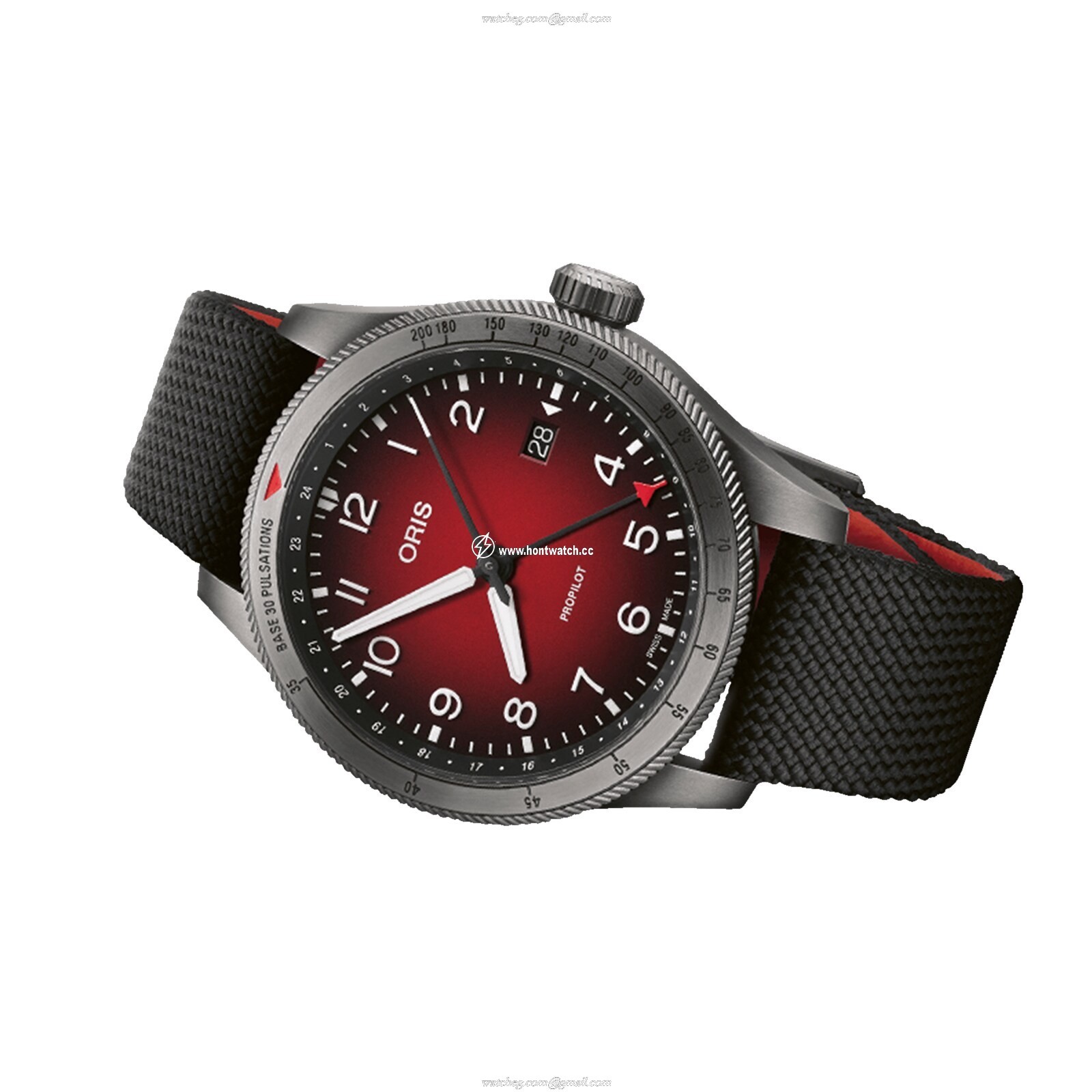 Oris Aviation Automatic Red Dial | 41.5mm Stainless Steel & PVD | Replica Watch - Image 2