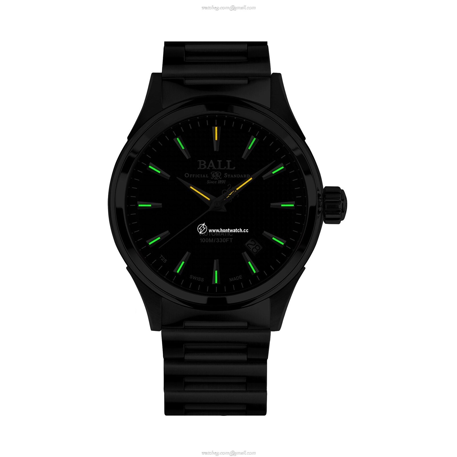 BALL Fireman NM2098C-S5J-BK Automatic Watch - 40mm Black Dial | Stainless Steel - Image 2
