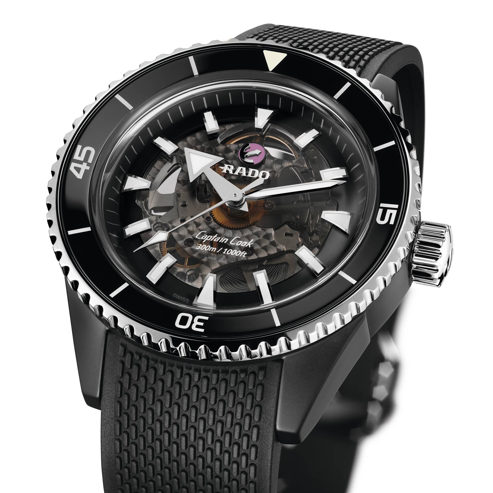 Rado Captain Cook R32127156 - Ceramic Automatic Skeleton - 43mm - Image 3