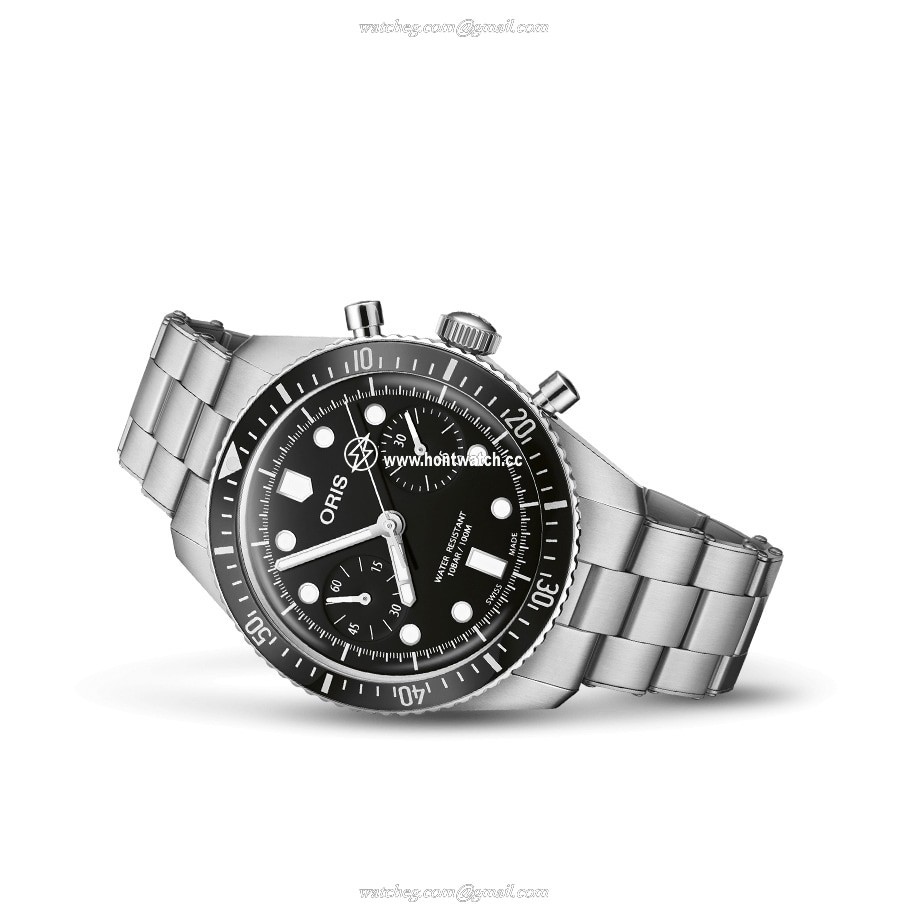 Oris Divers 01 771 7791 4054-07 | 40mm Automatic Black Dial Replica Watch - Image 2